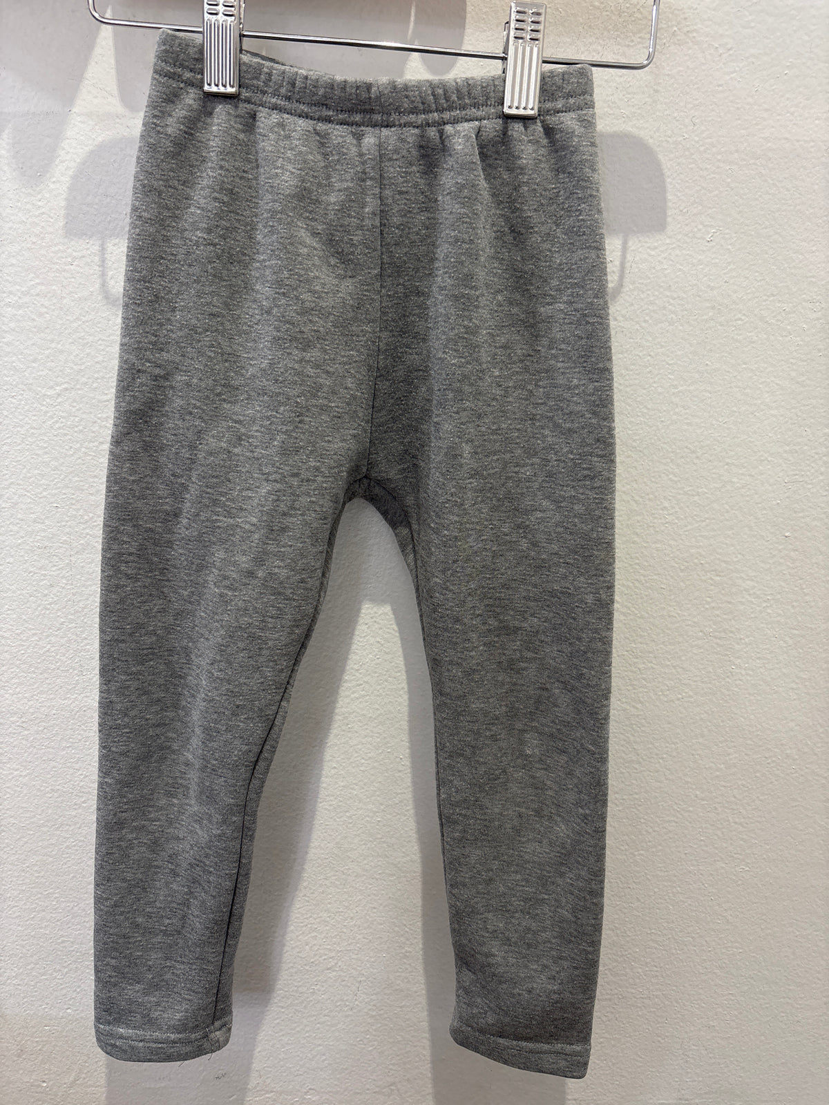 Grey fleece lined leggings 5y
