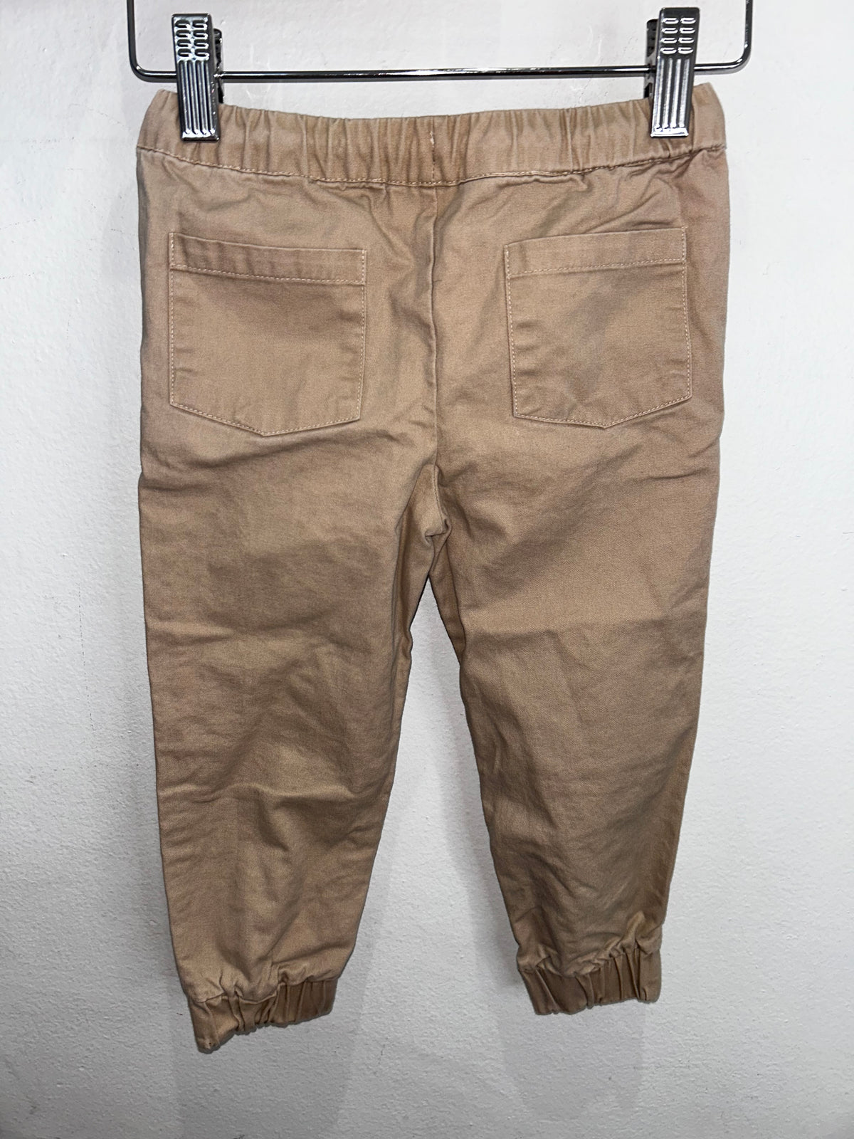 Khaki drawstring pants 3y