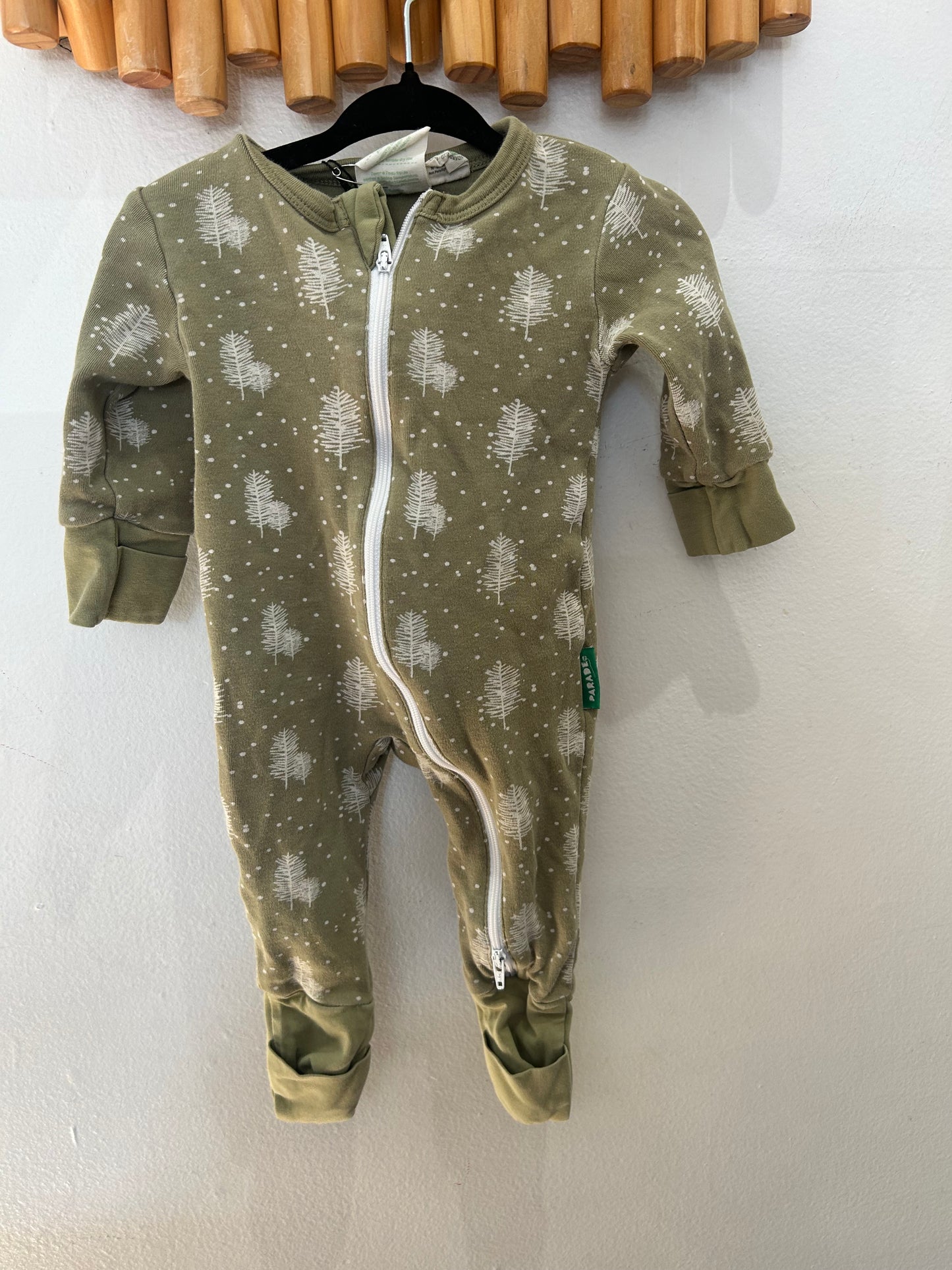 Parade organics holiday sleeper 0-3m