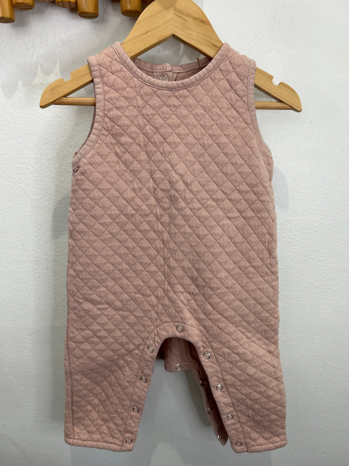 Pehr pink quilt romper 3-6m*