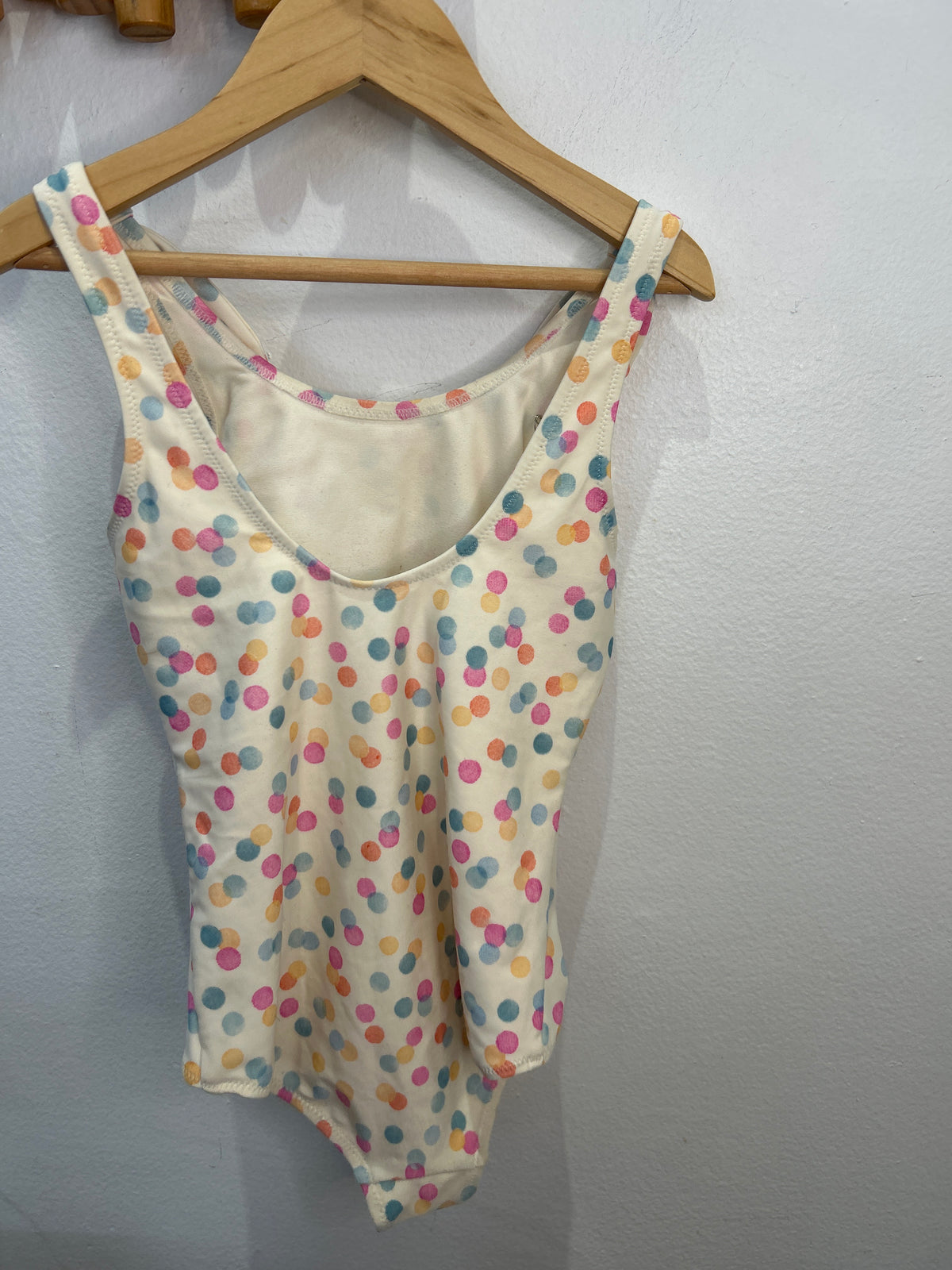 Dotted swim suit 6-7y