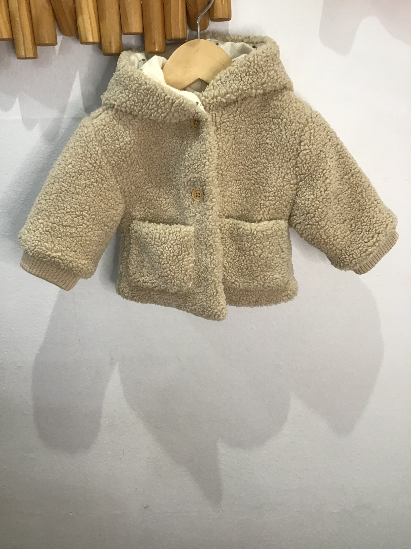 Furry bear sweater 1-3m