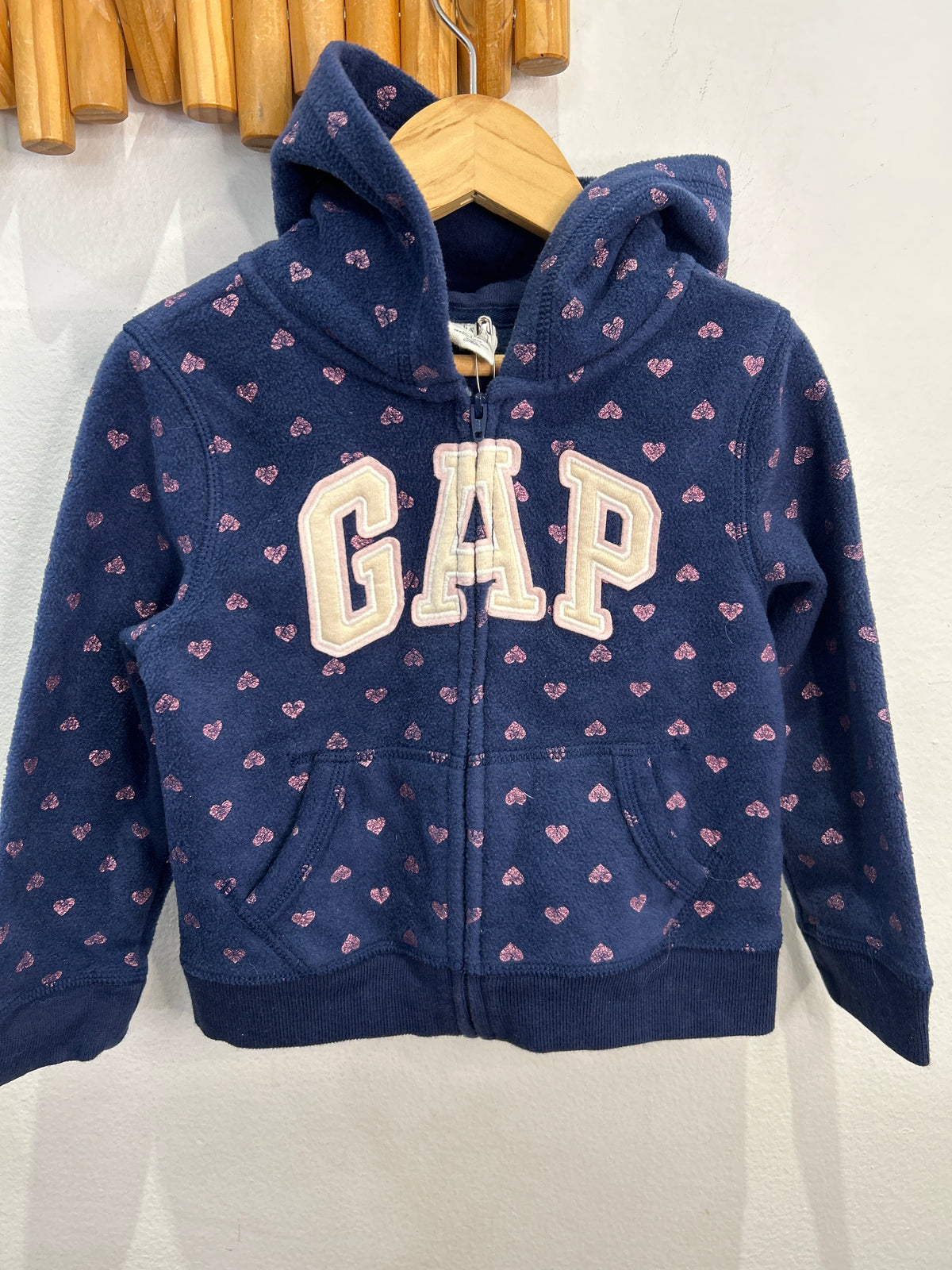 Gap blue fleece sweatshirt 3y