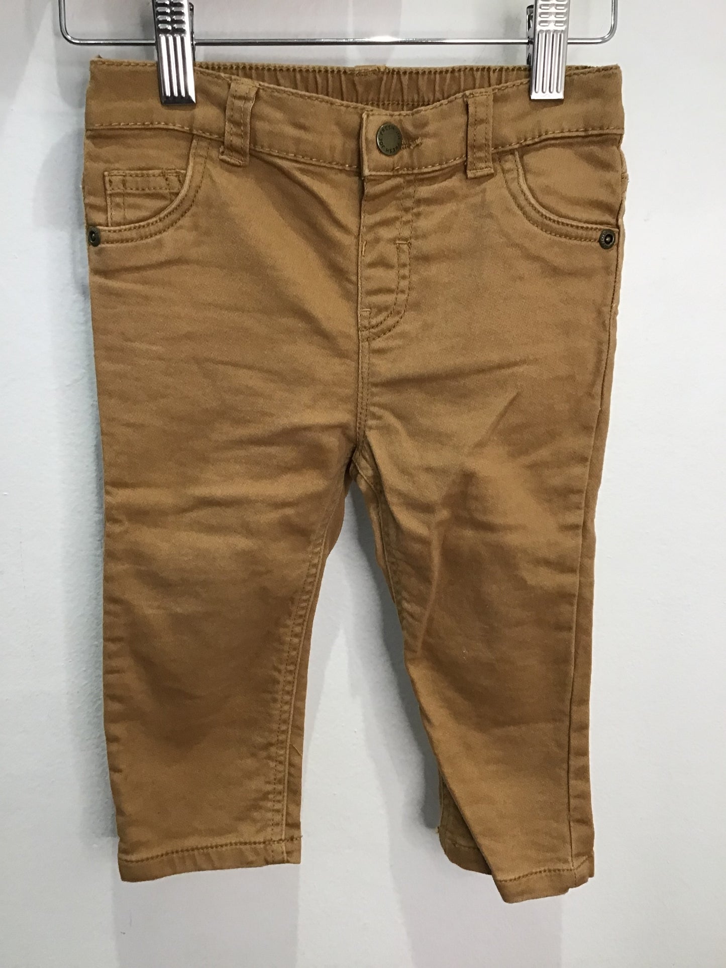 Brown stretchy pants 18-24m