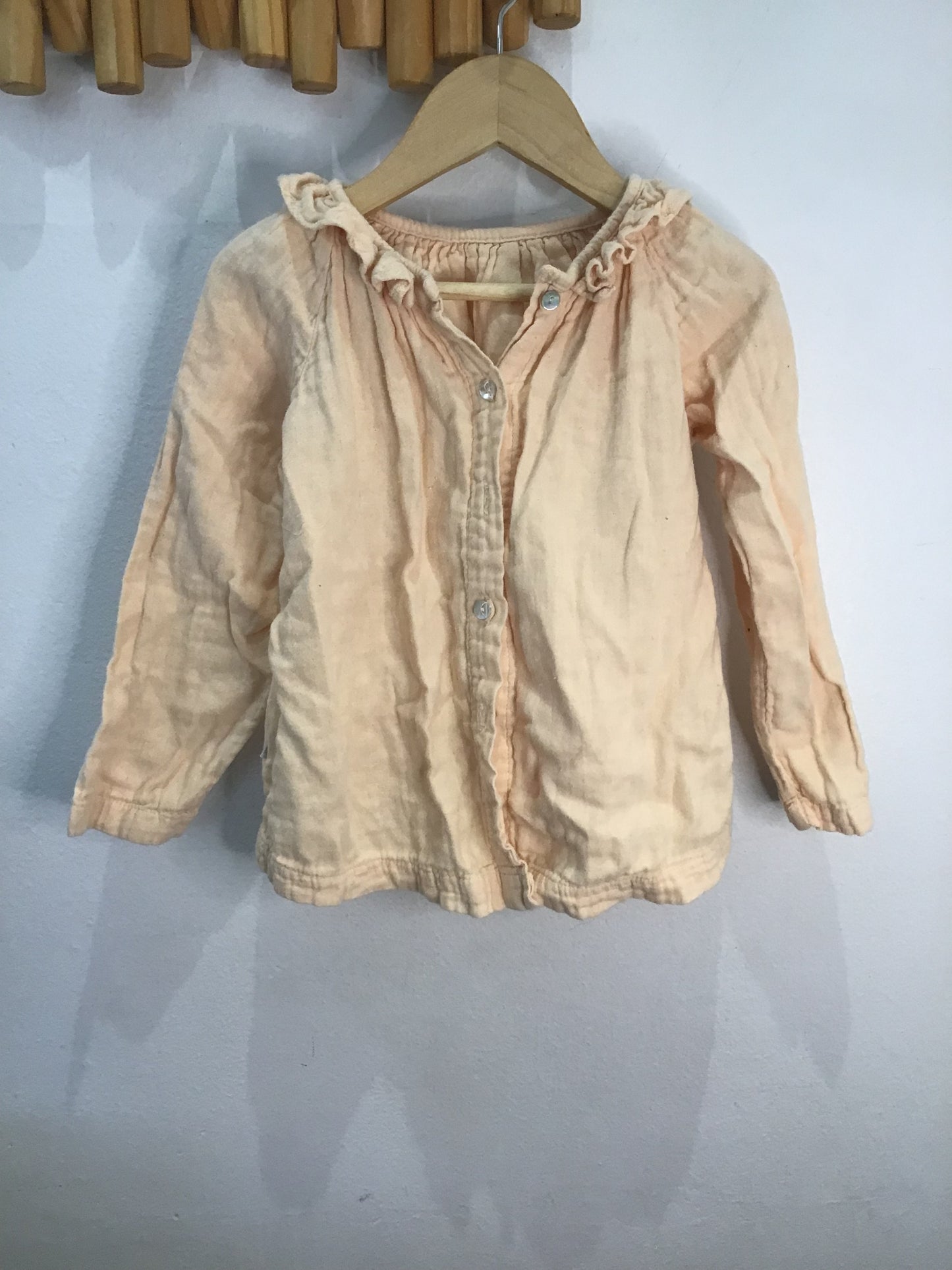Blouse Poudre Organics peach 4y