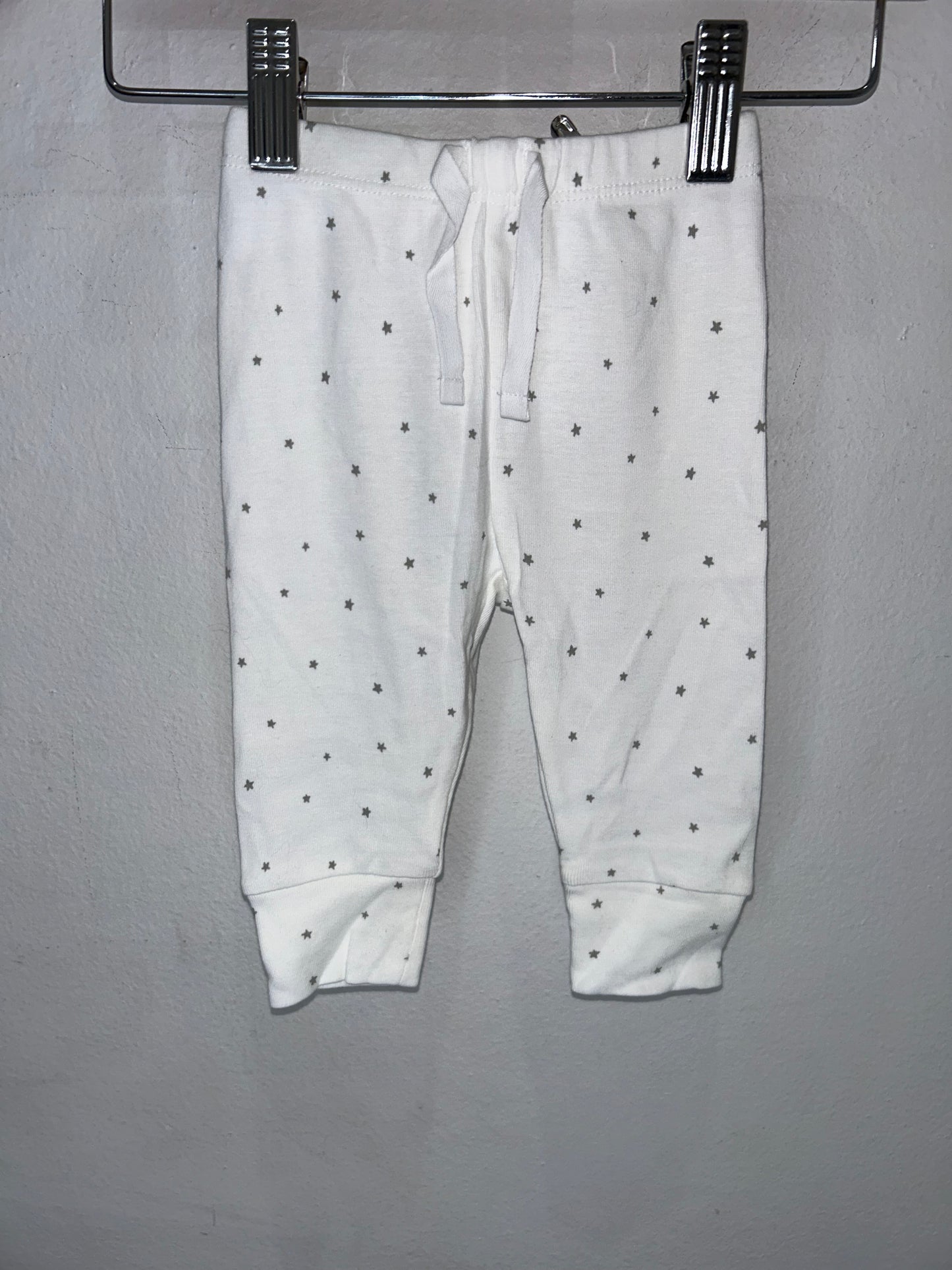 Stars cotton pants 3-6m