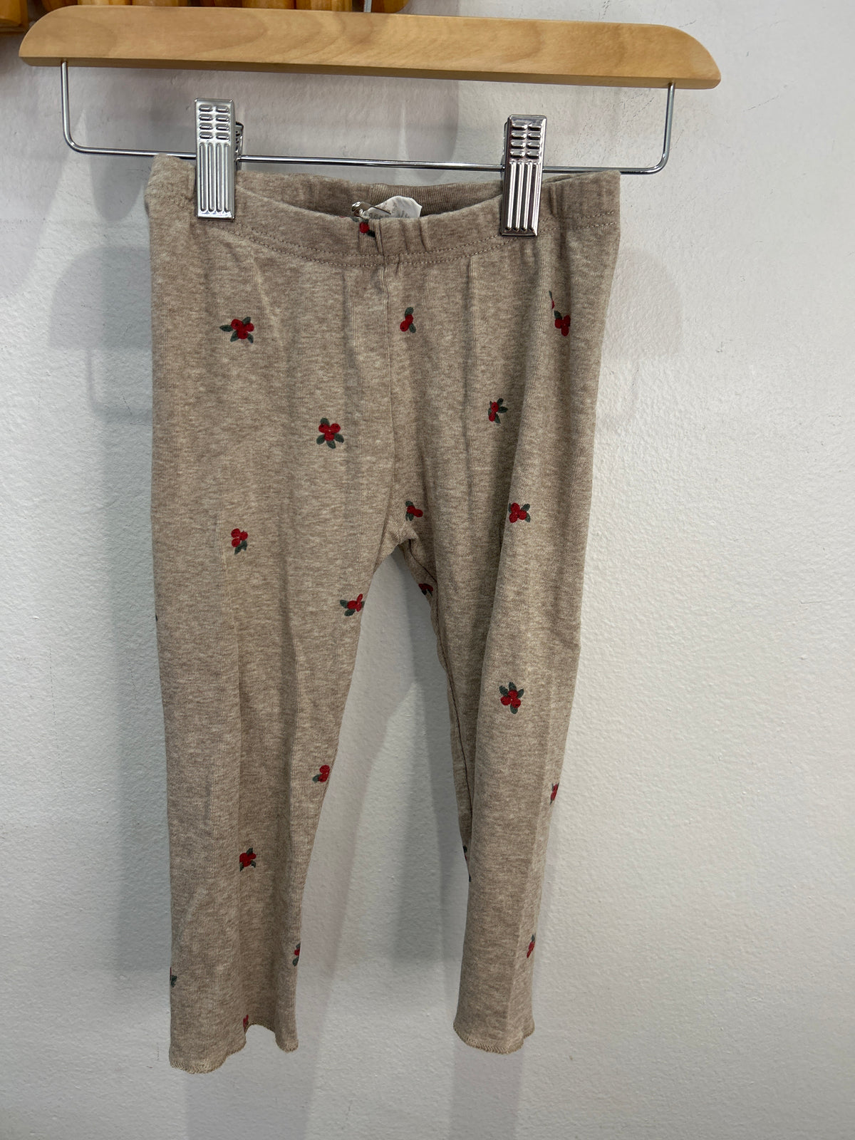 Brown cherries leggings 18-24m