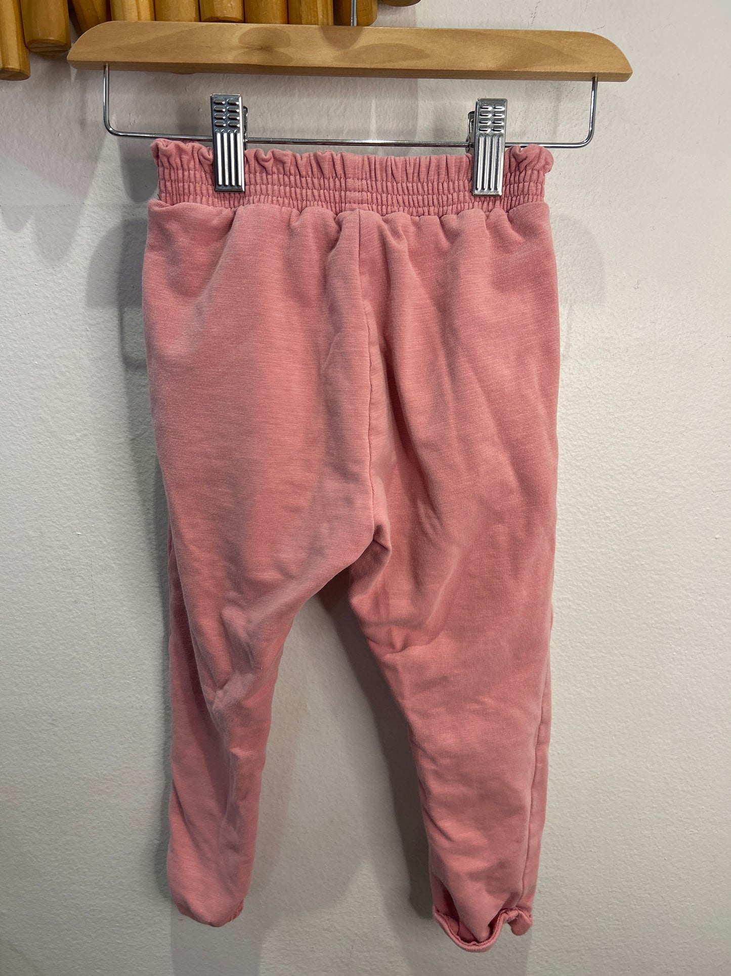 Pink paperbag joggers 3-4y*