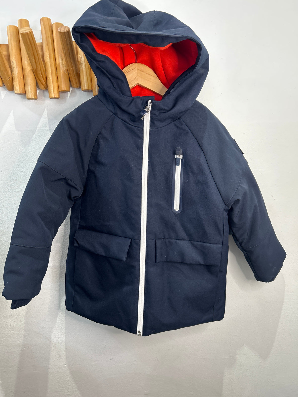 Jacadi navy winter jacket 6y