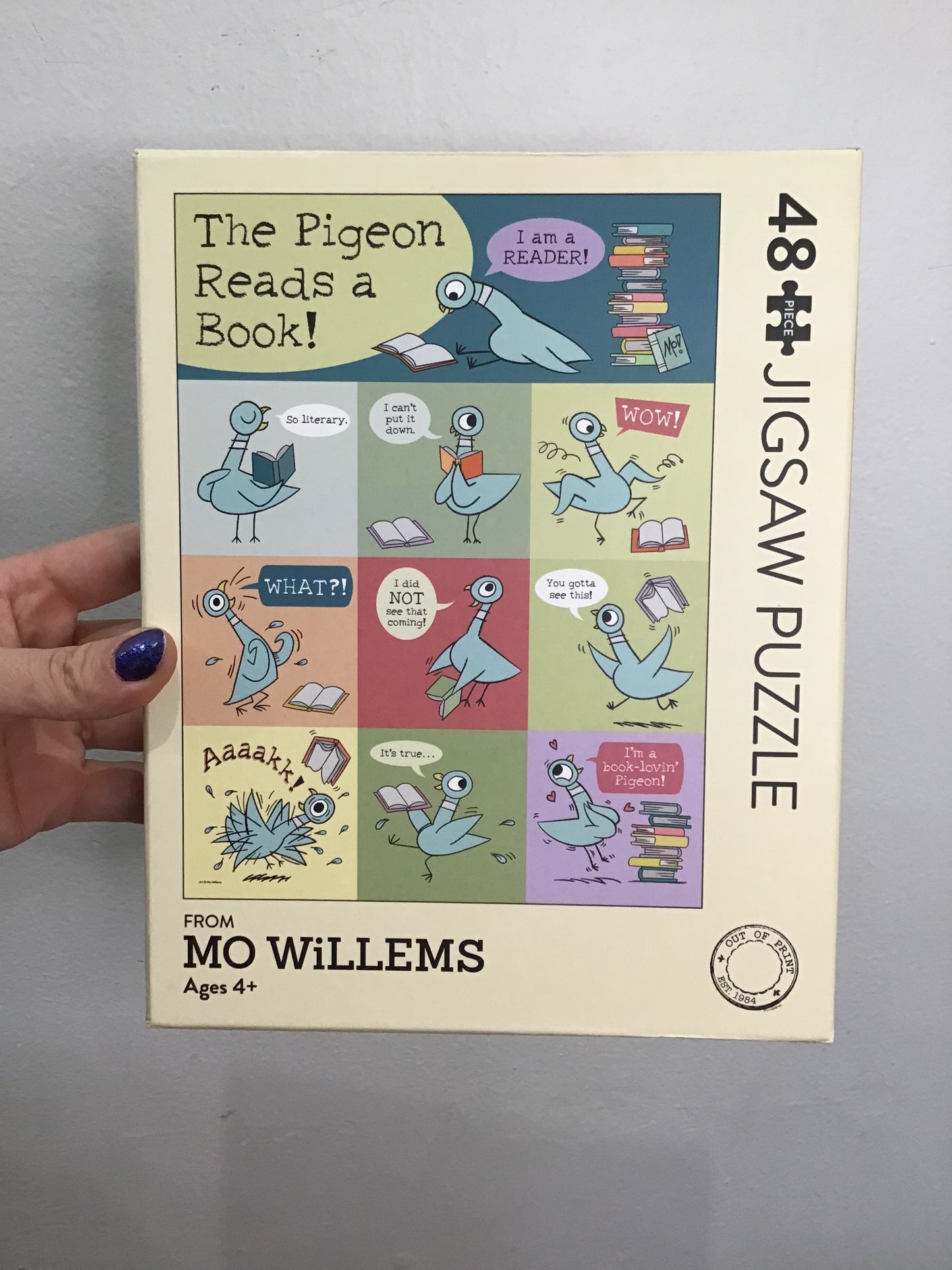 The Pigeon Reads a Book 48 piece puzzle