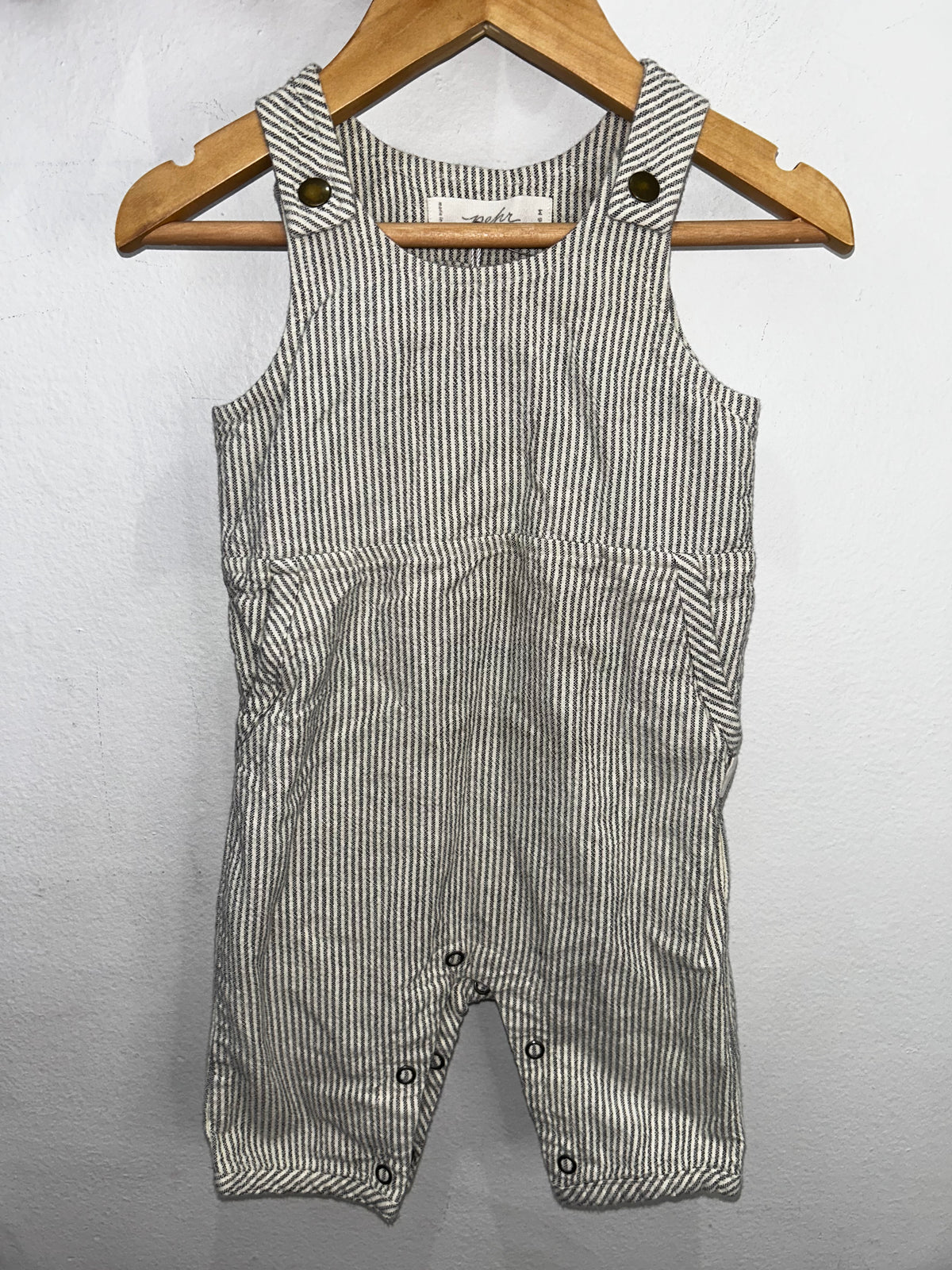 Pehr striped romper 3-6m