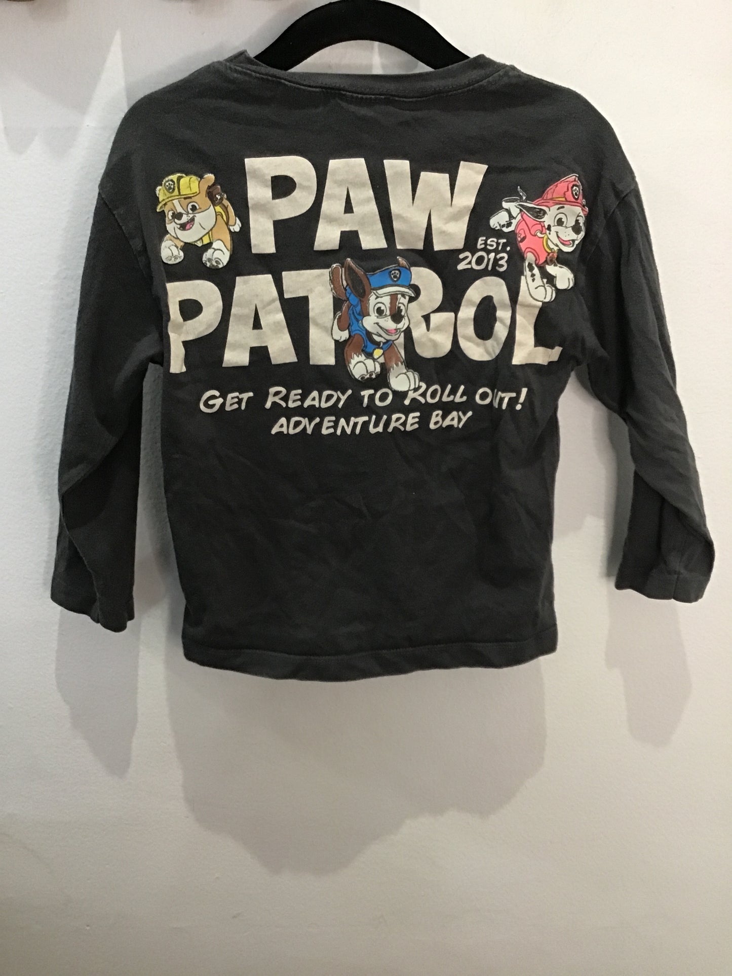 Ash Paw Patrol longsleeve 2-3y