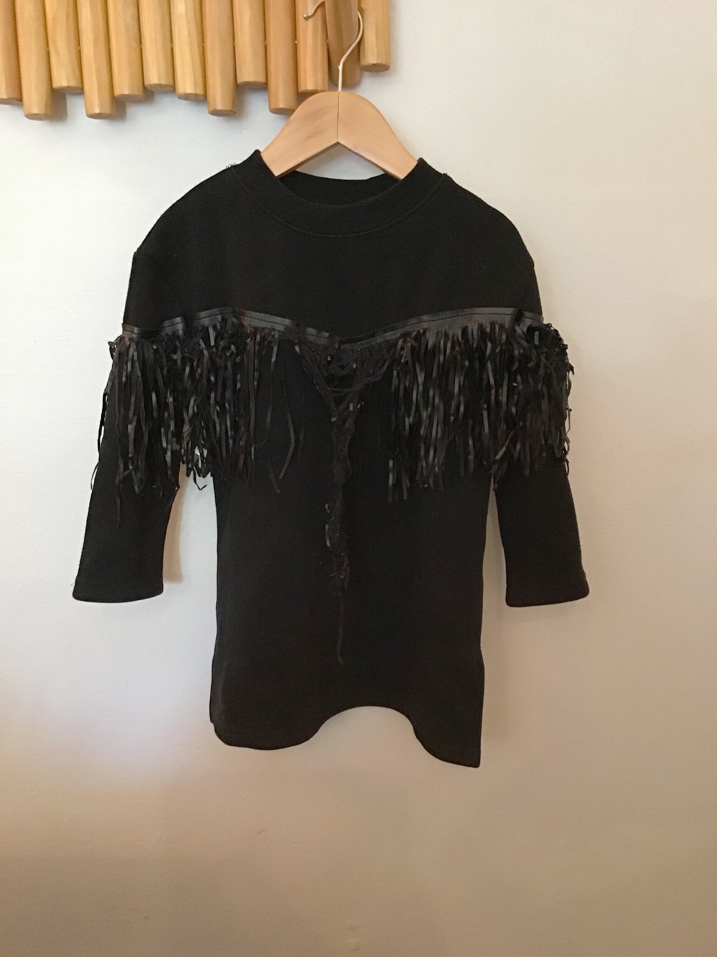 Tassel pullover dress 2-3y