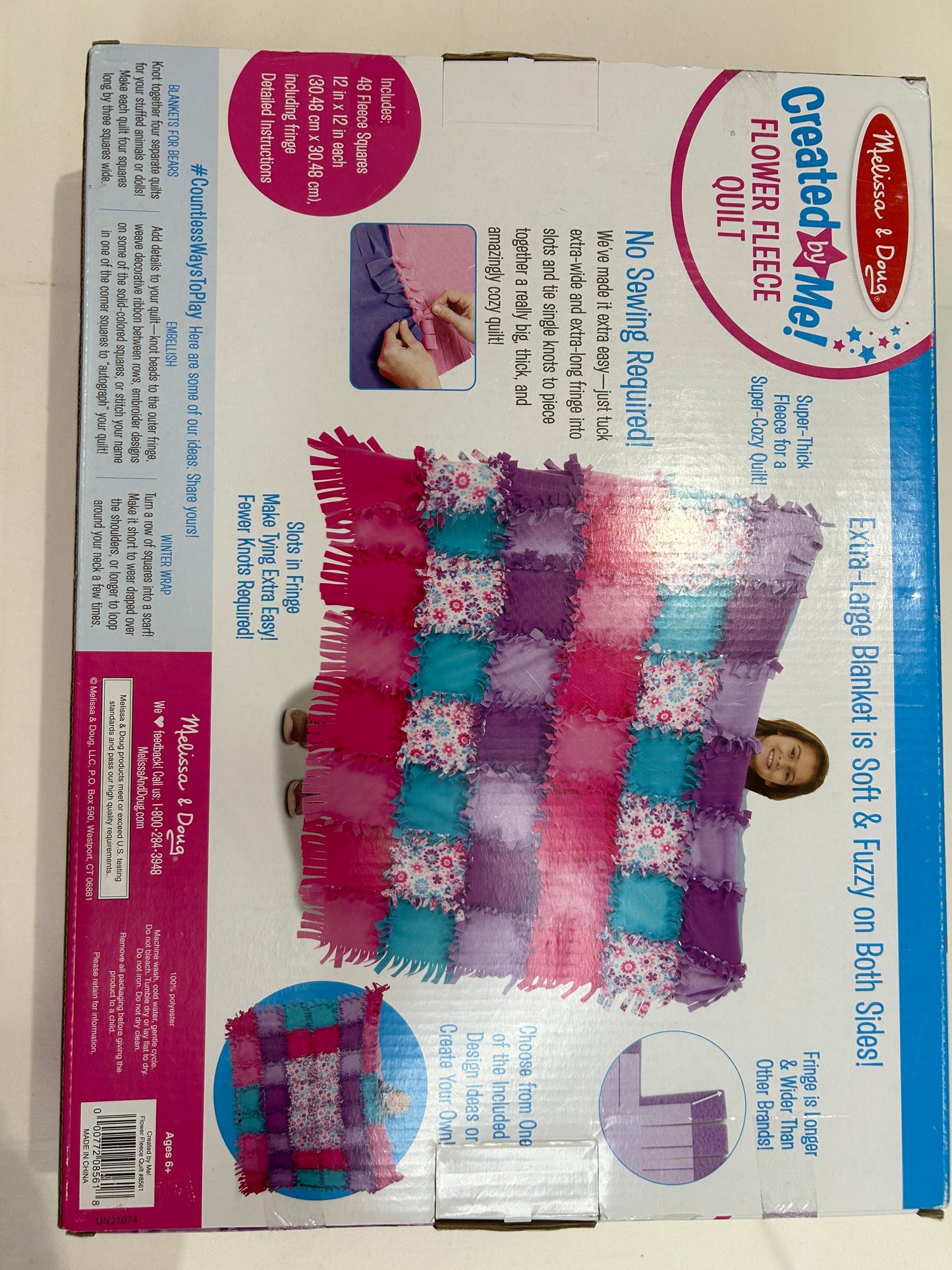 Melissa & Doug created by me quilt NEW