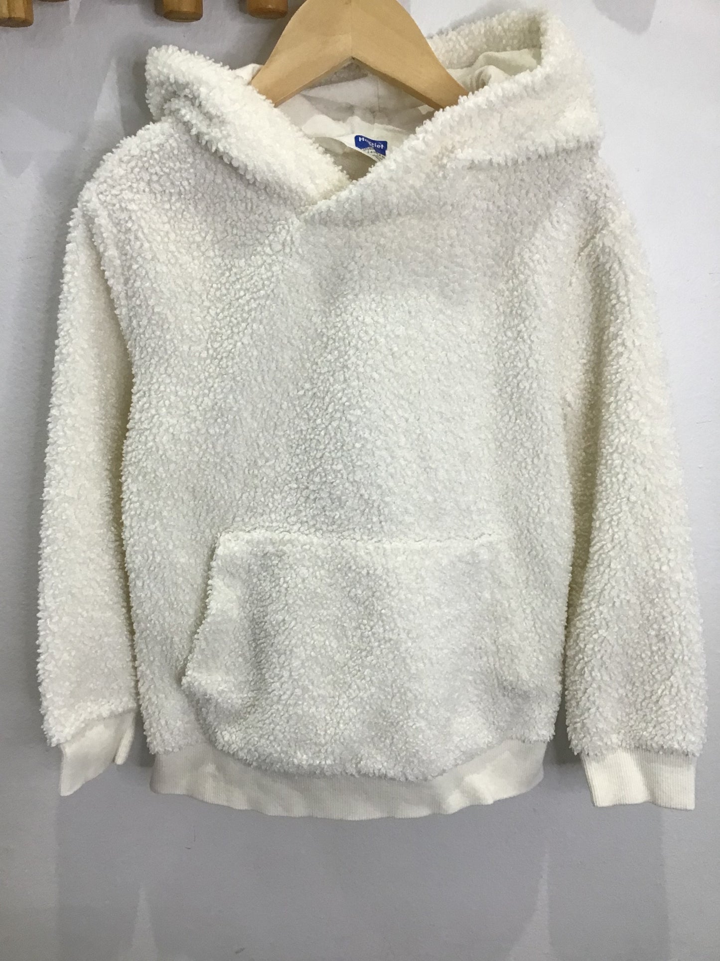 Furry sheep hoodie 4-6y