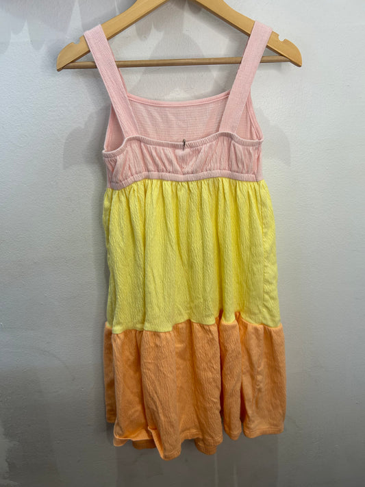 Tricolour dress 6y