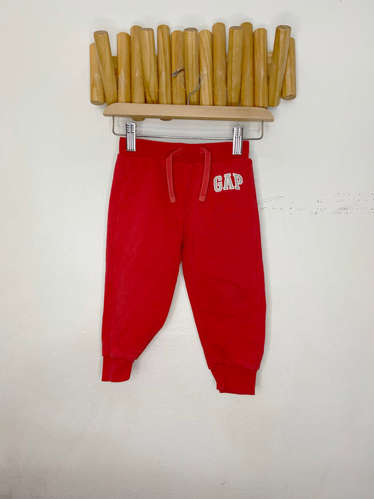 Red joggers 2y