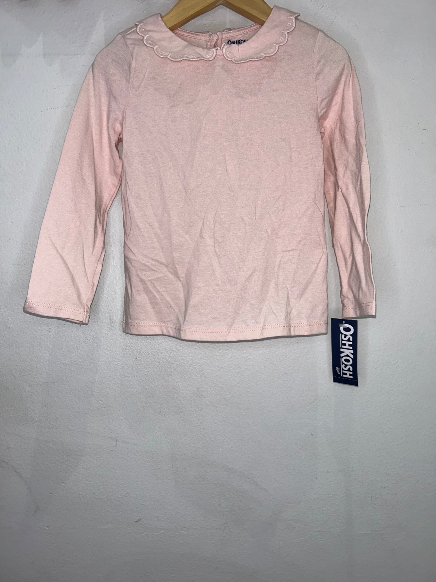 Pink collared longsleeve 3y NEW