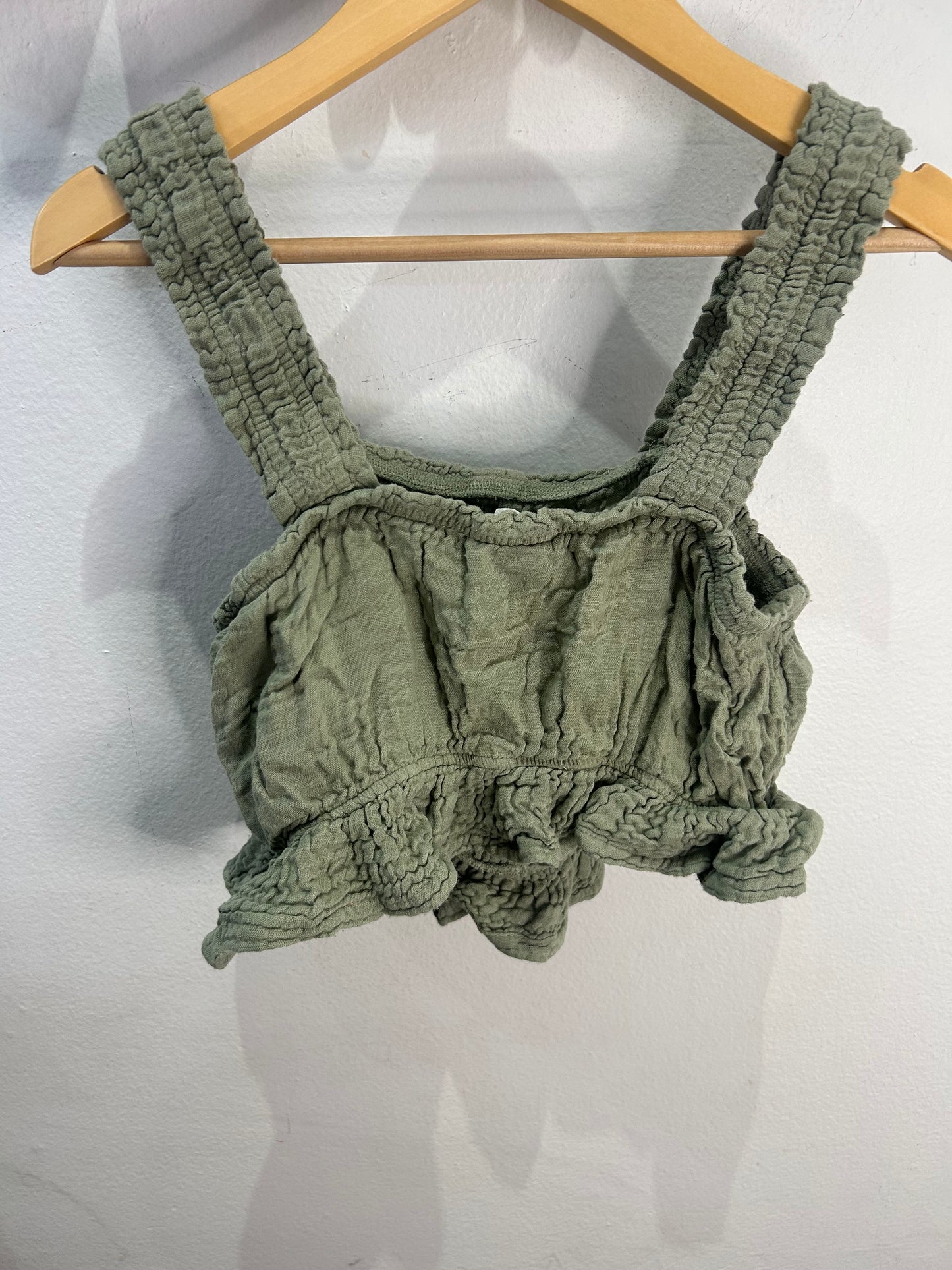 Sage crop tanktop 10y