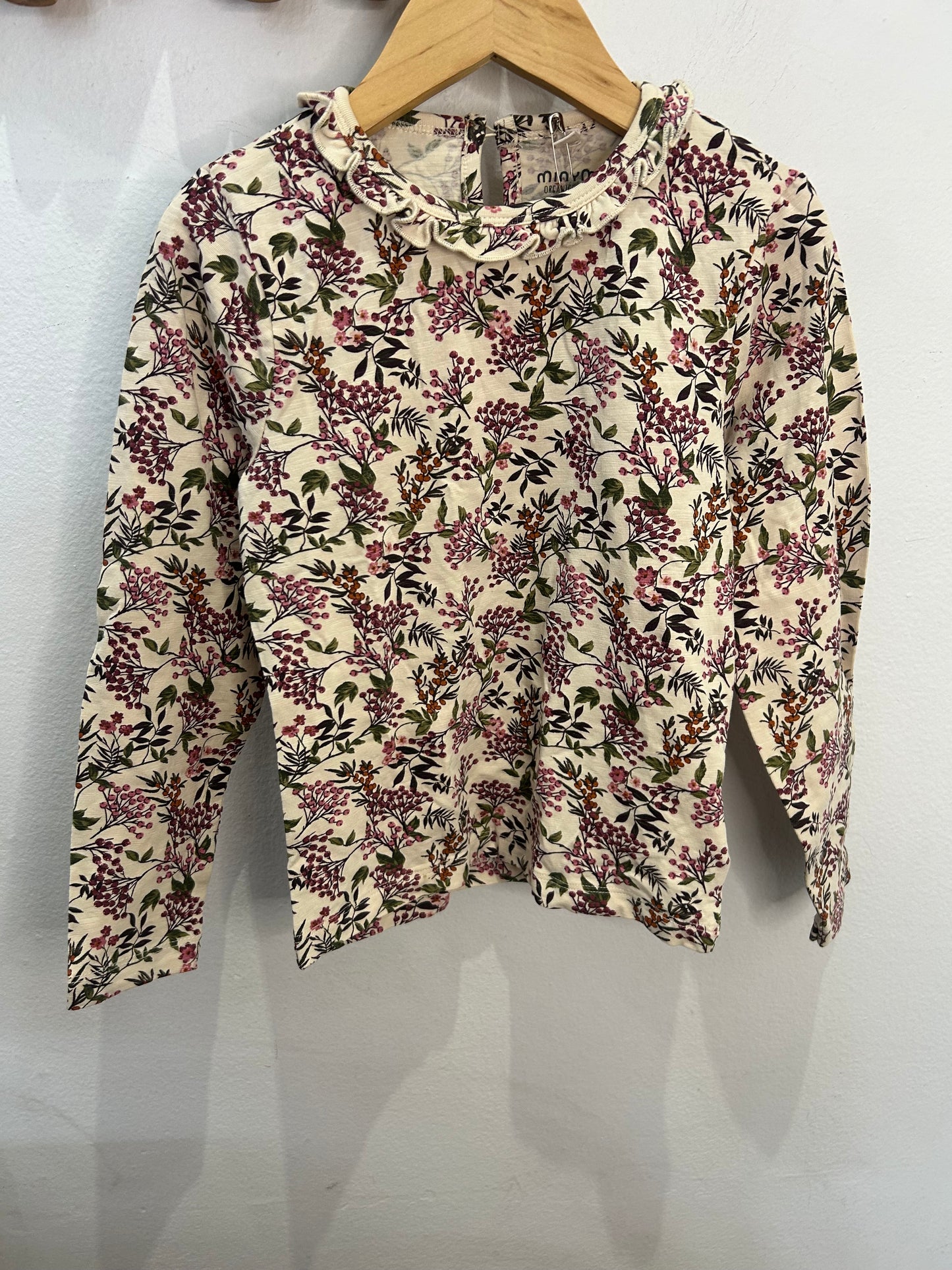 Minymo organic cherries longsleeve 5y