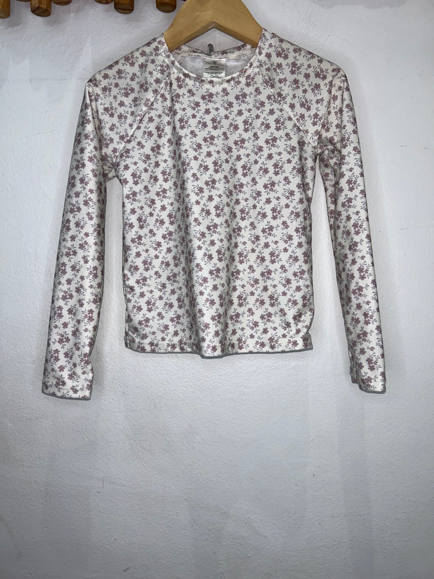 Jamie Kay floral rashguard 3y