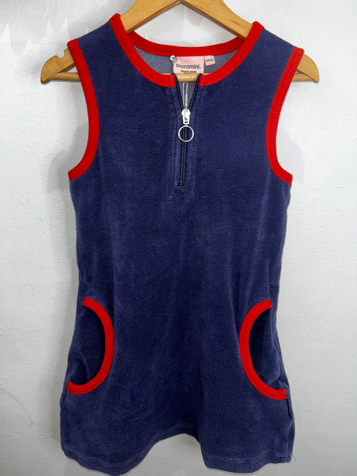 Moromini terry dress 116-122cm (6-7y)