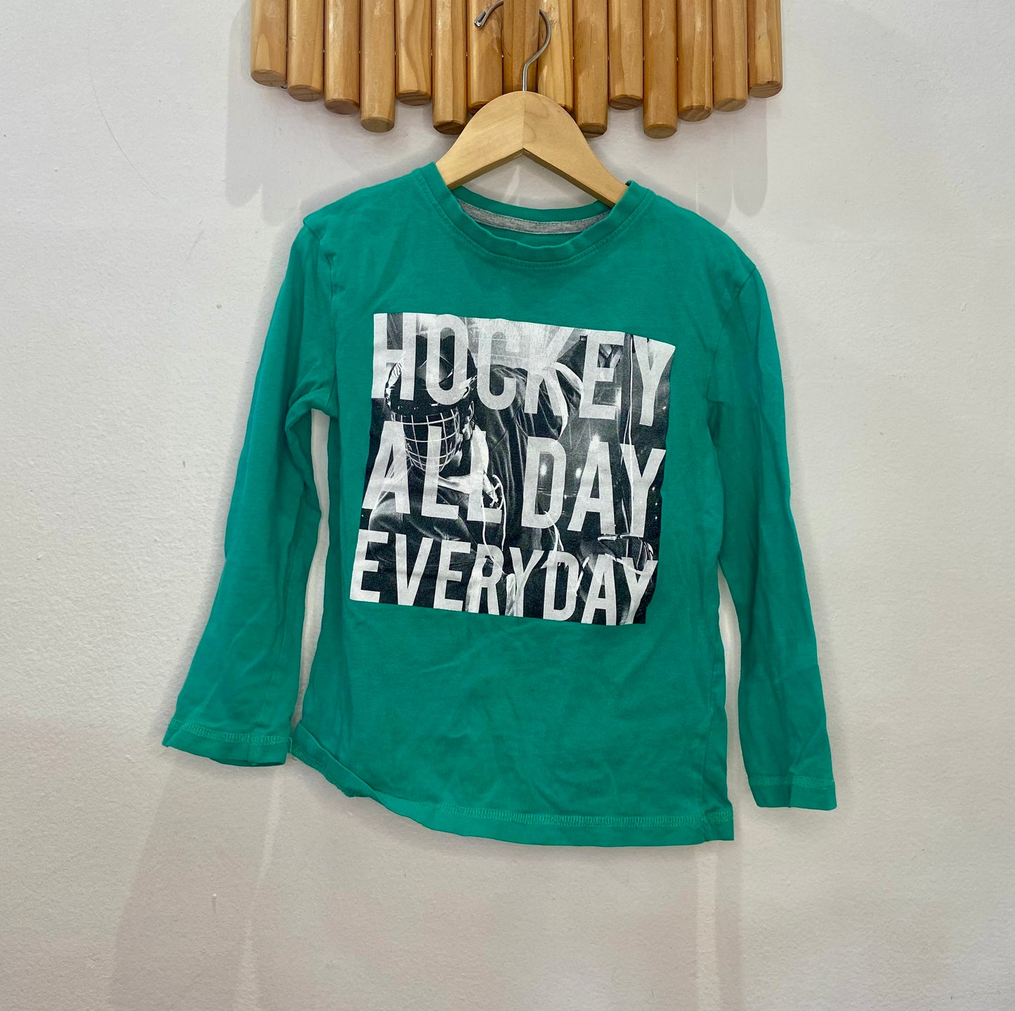 Hockey all day long sleeve 4-5y