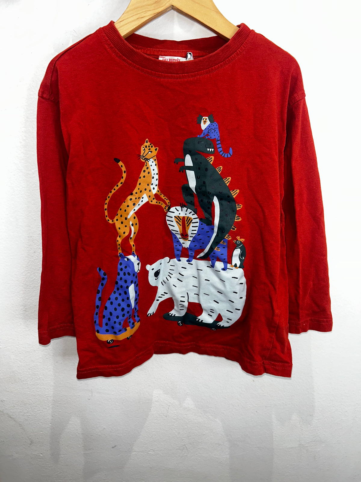 Animal menagarie longsleeve top 6y