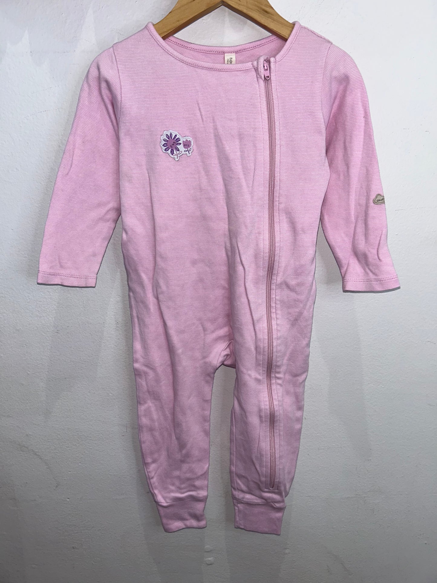 Souris Mini pink sleeper 12-18m