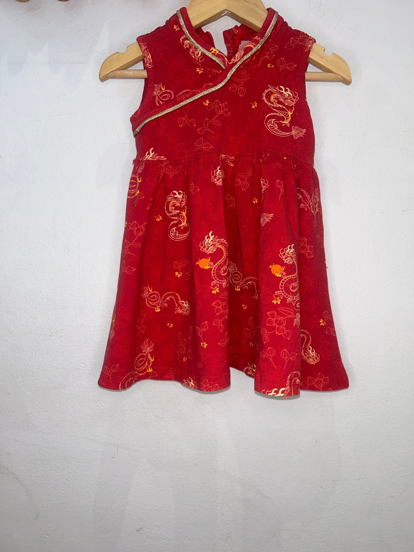 Red Dragon Dress- 18m