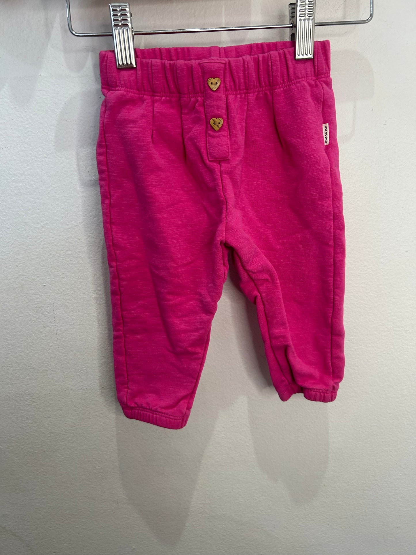 Pink jogger set 6m