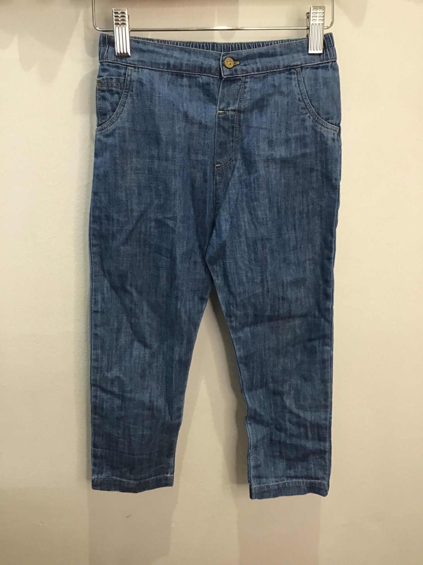 High waisted chambray pants 2-3y