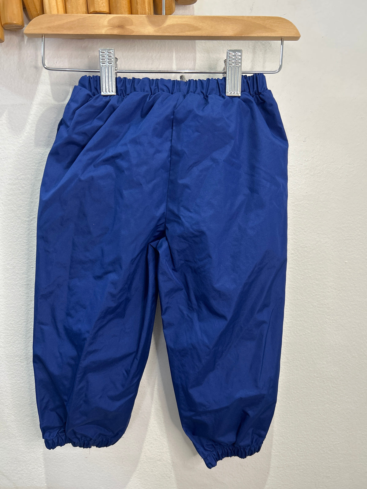 Blue rain pants 24m