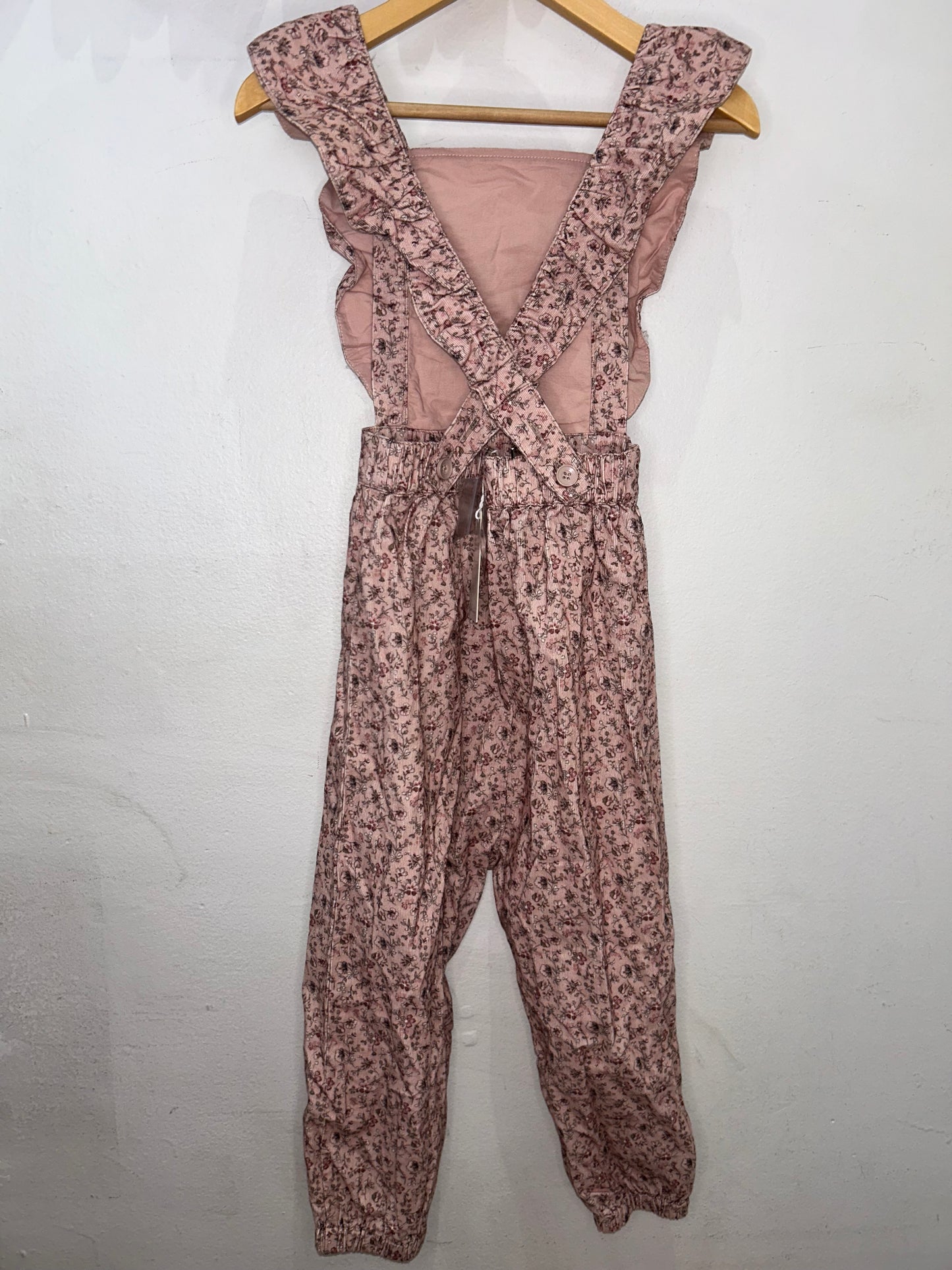 Jamie Kay pink corduroy romper 6y NEW