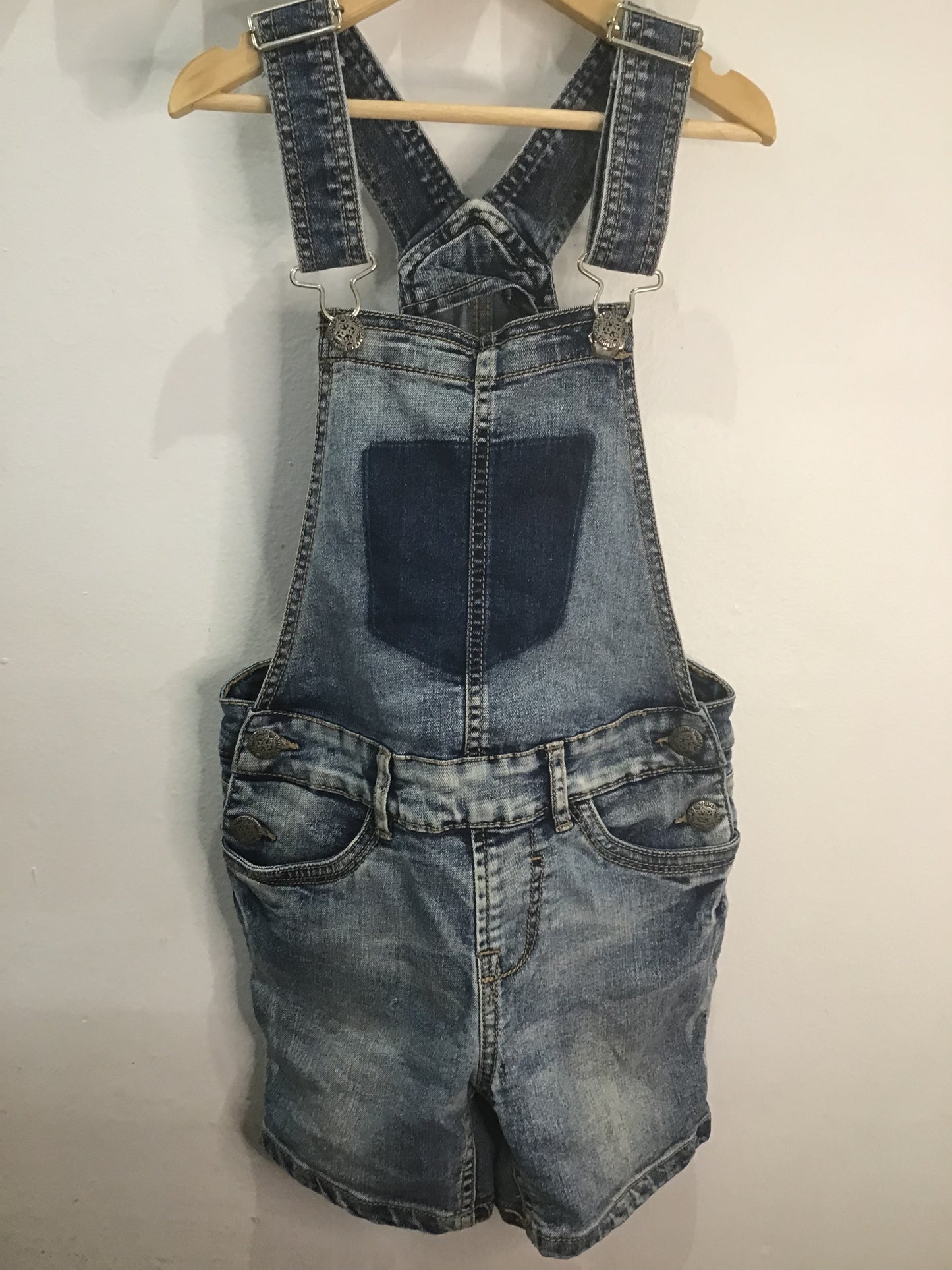 Shorty denim overalls 10y