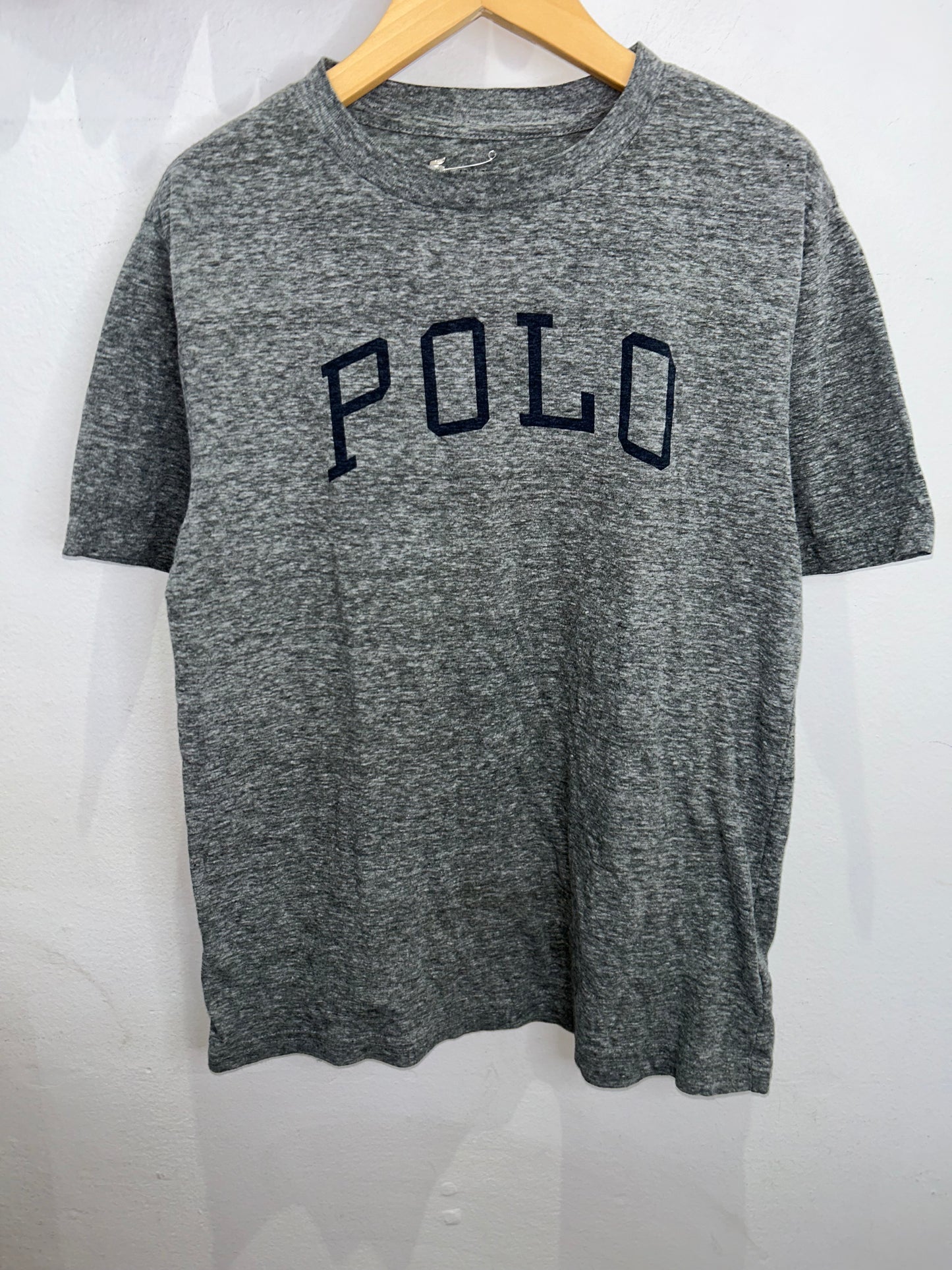 Heather grey tee 10-12y