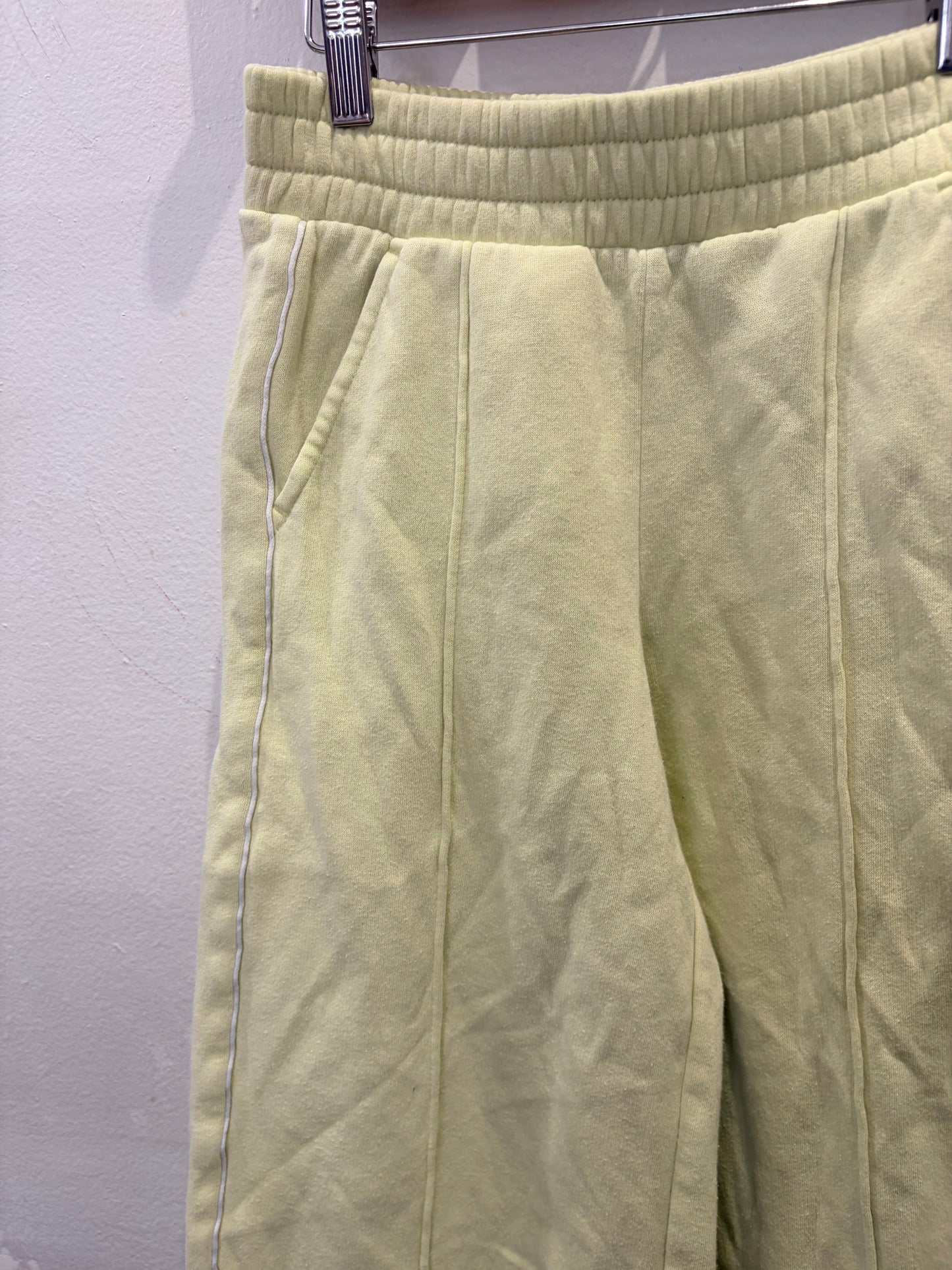 Soft yellow wide leg joggers 10y