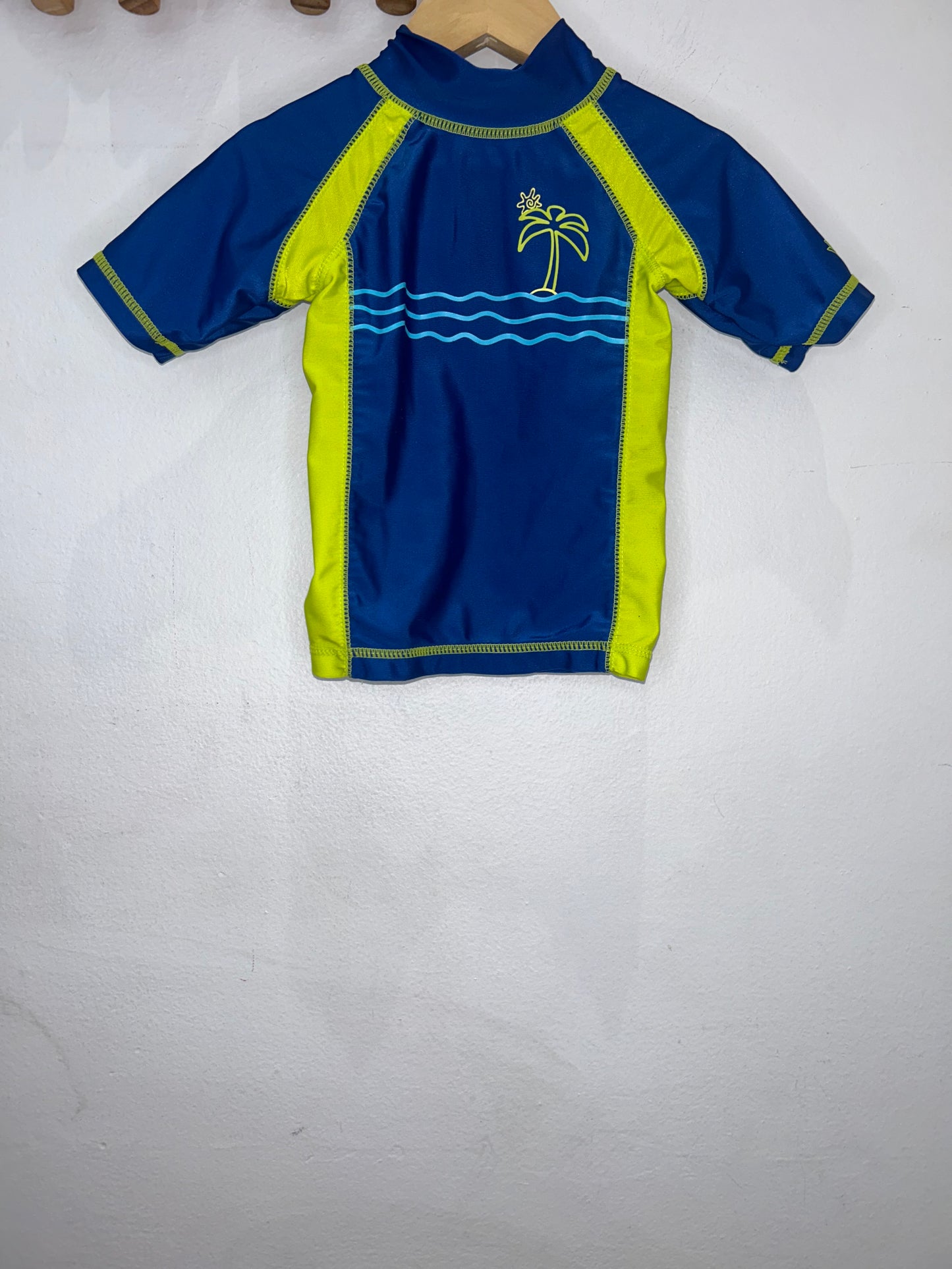 Blue Palms Rash Guard 12-18m