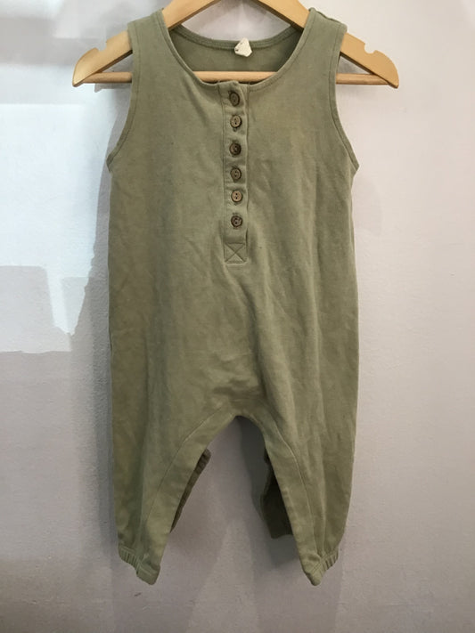 Romper Quincy Mae olive 6-12m