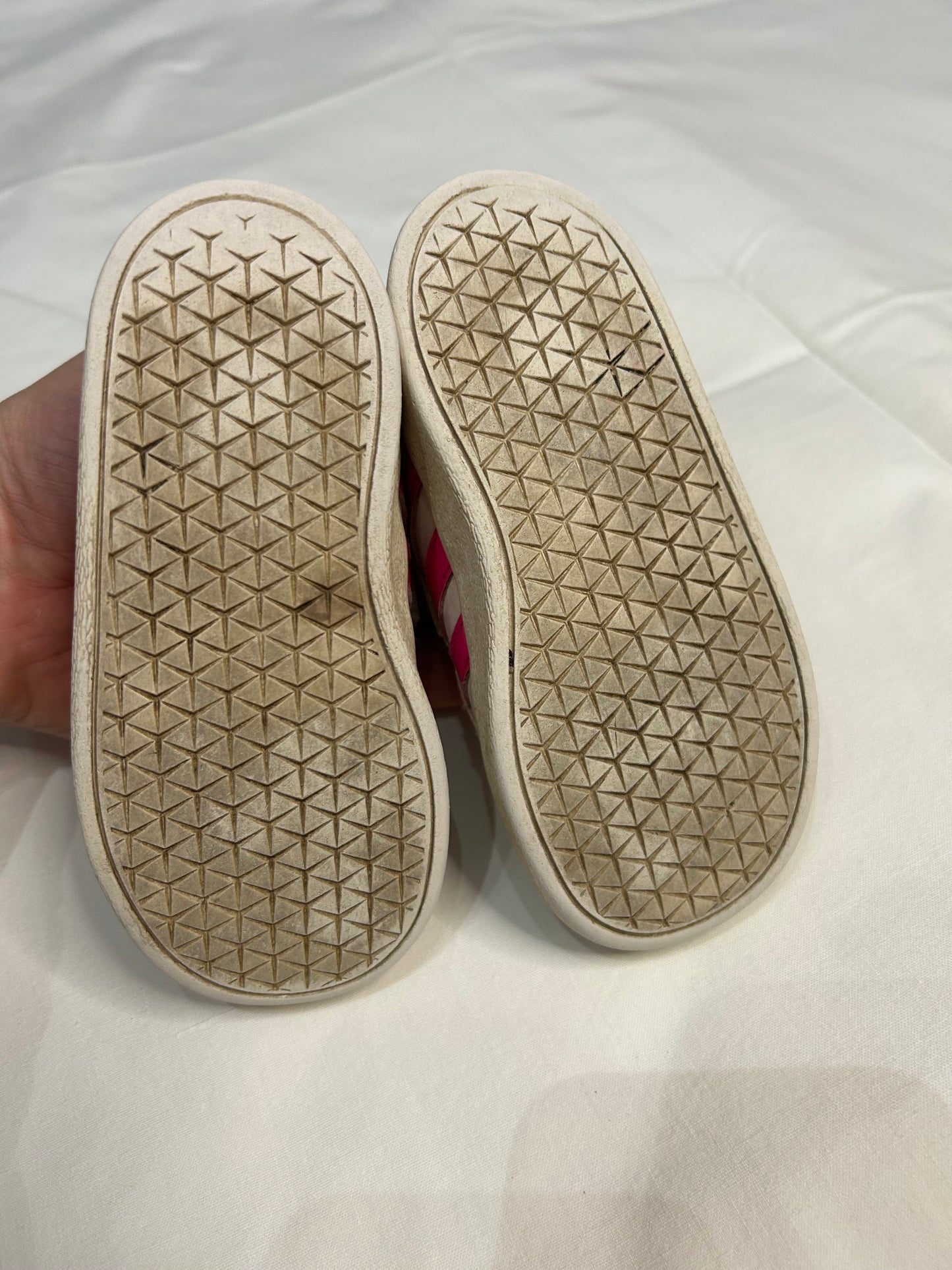 C6 pink Adidas sneakers
