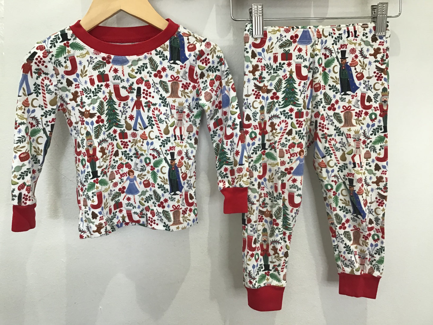 Pottery Barn christmas pyjamas 2y