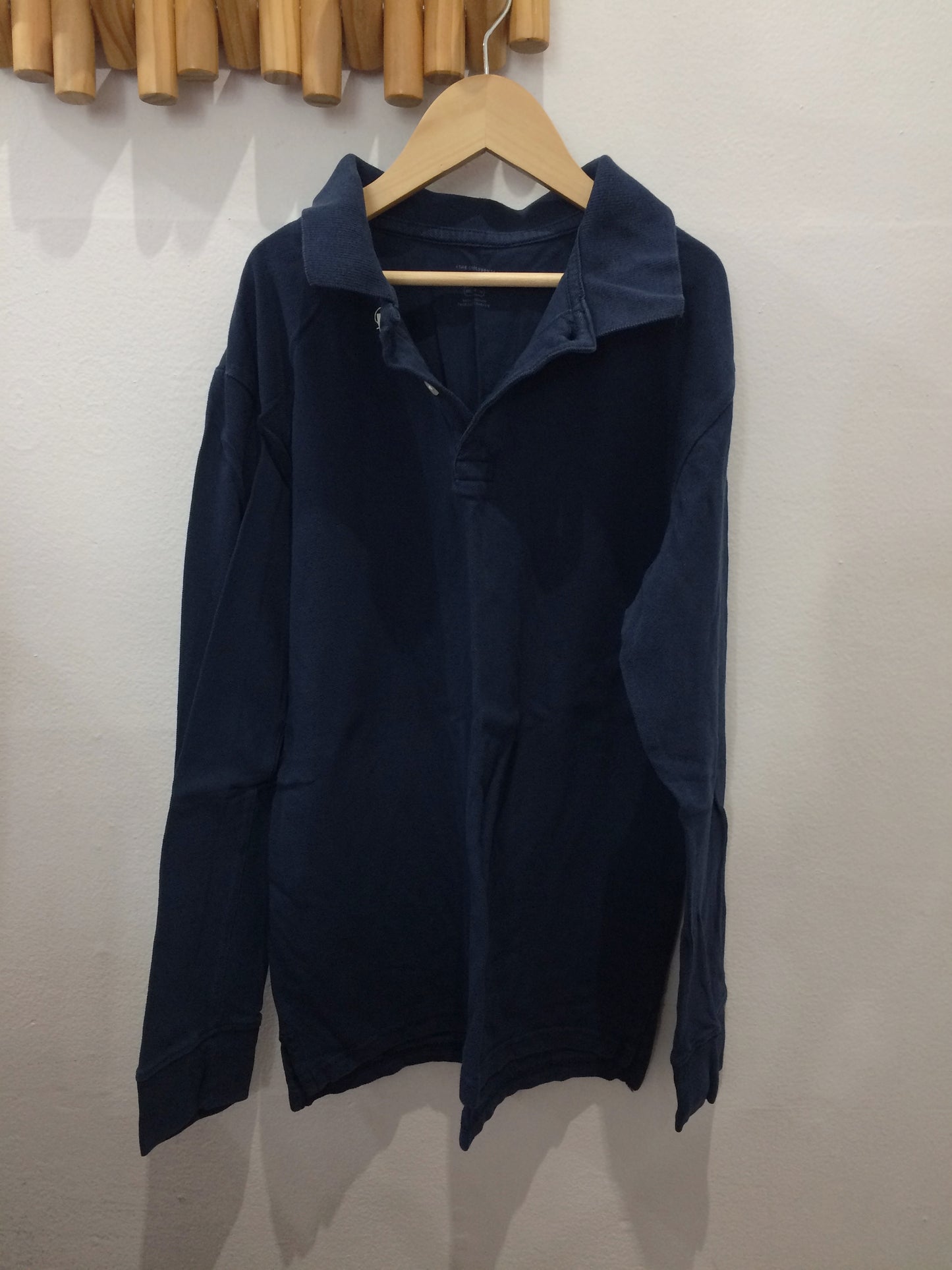 Three pack long-sleeve uniform polos 16y