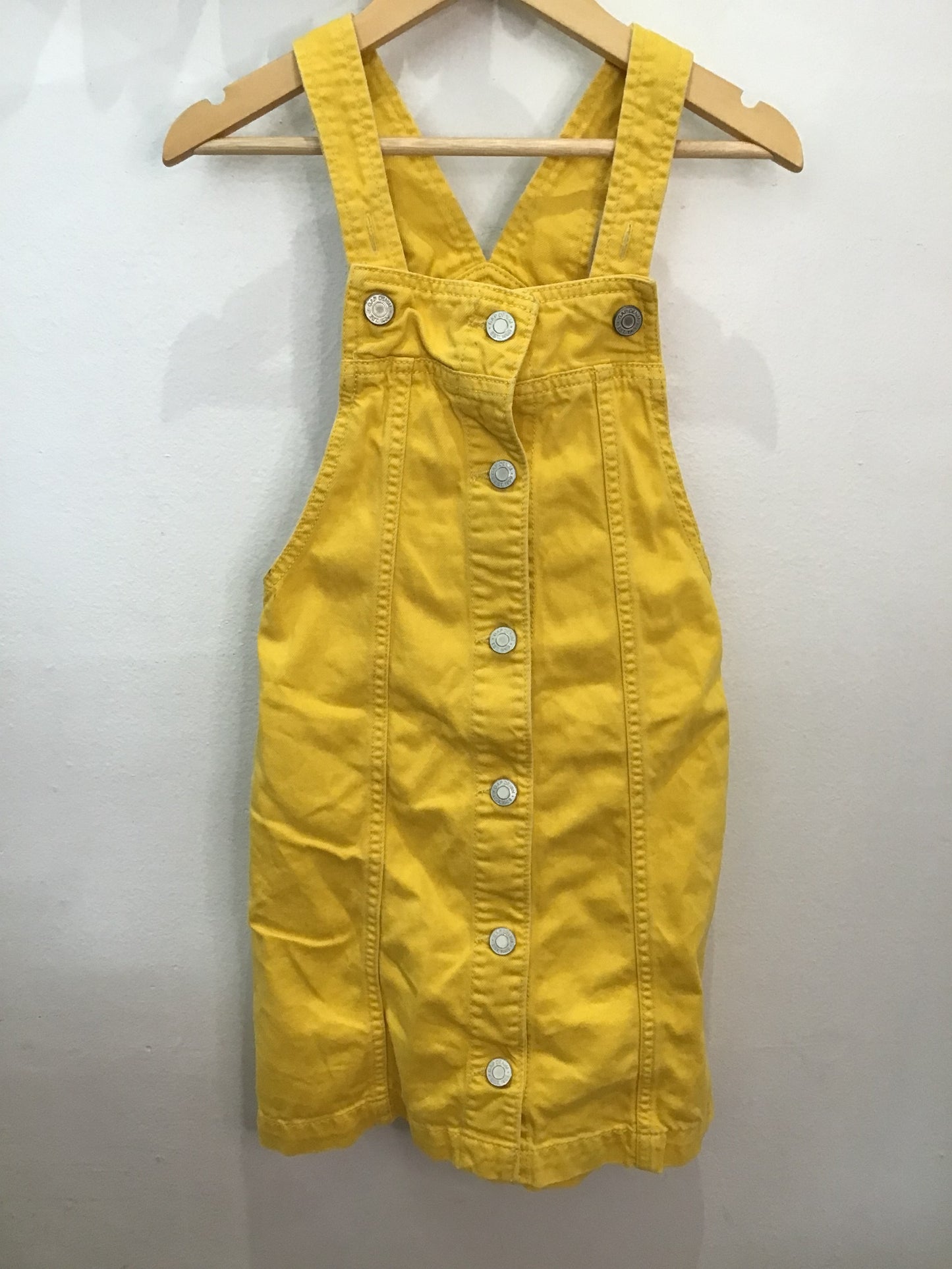 Bright yellow skirt romper 8-9y
