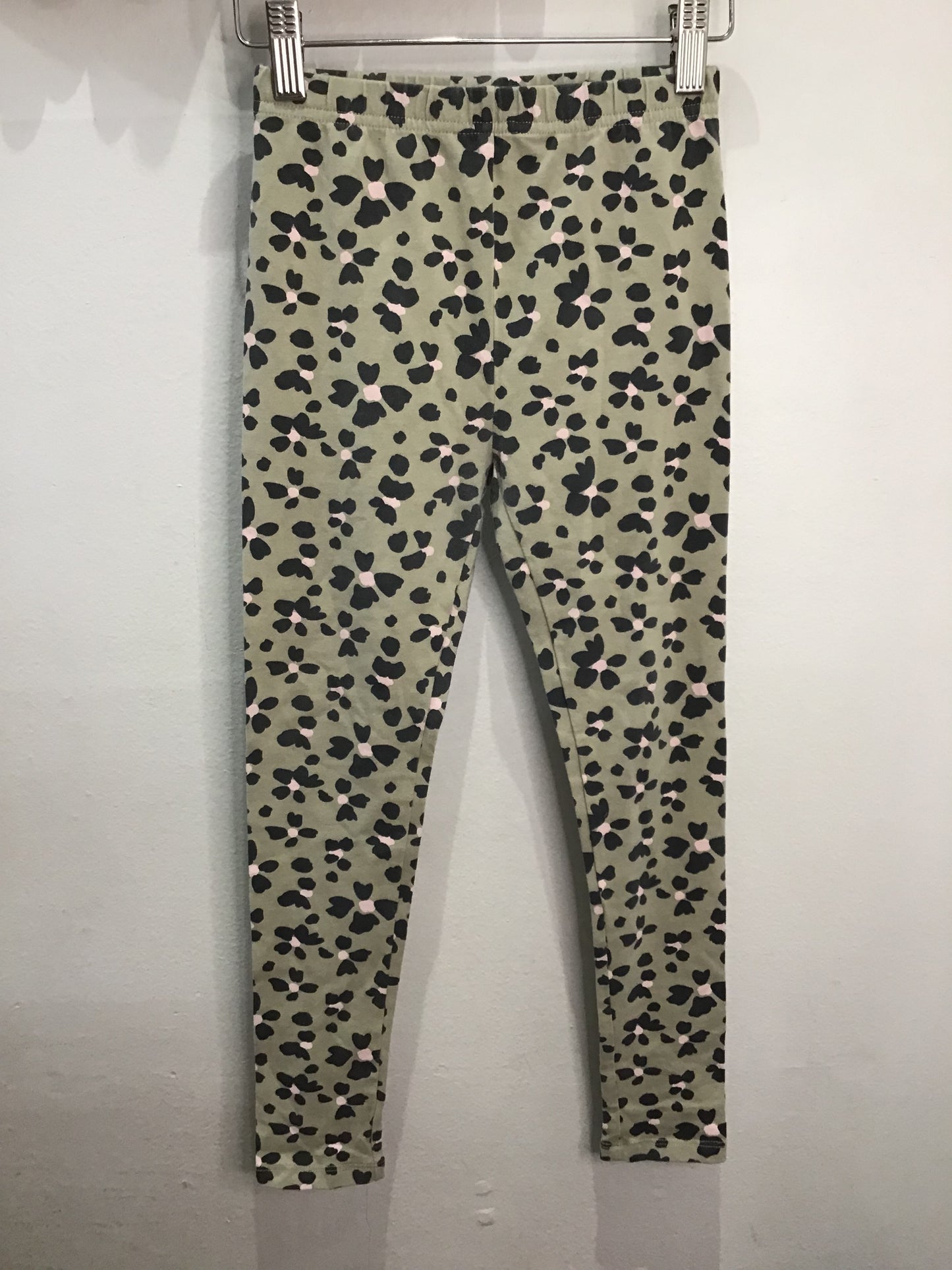 Print beige leggings 7-8y
