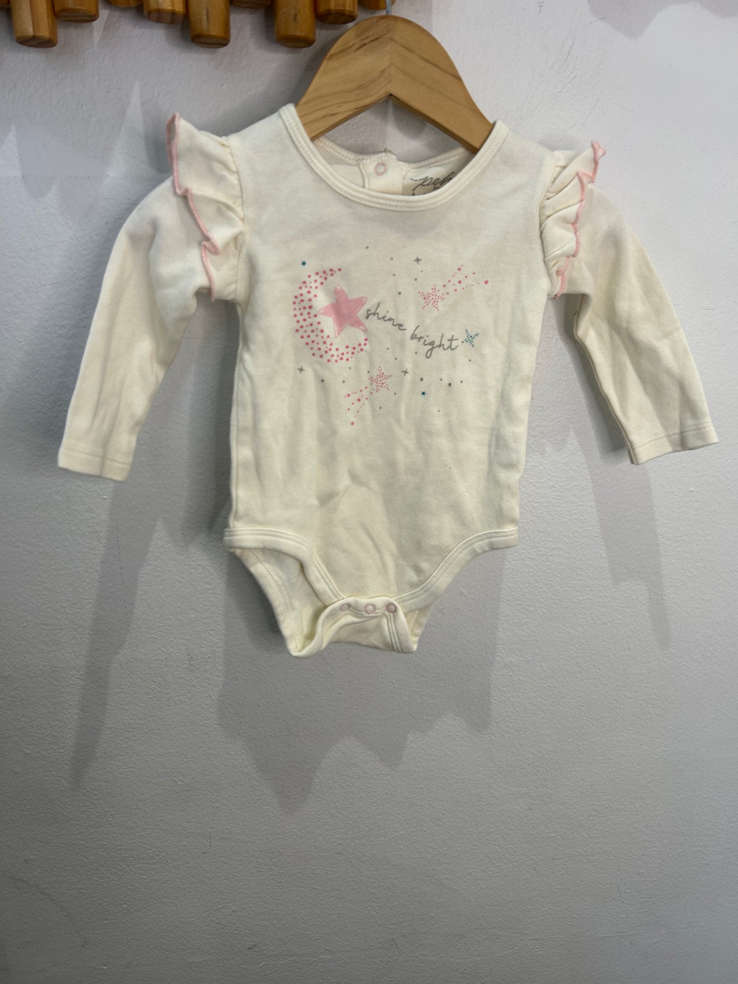 Pehr two pack onesie 3-6m