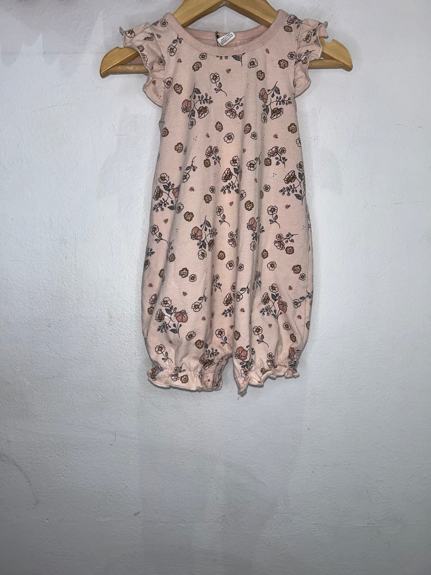 Roses shorty romper 18m