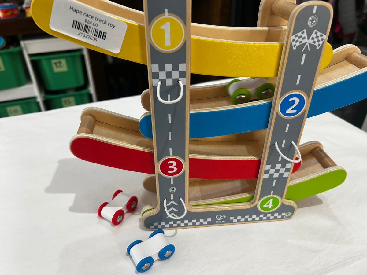 Hape race track toy
