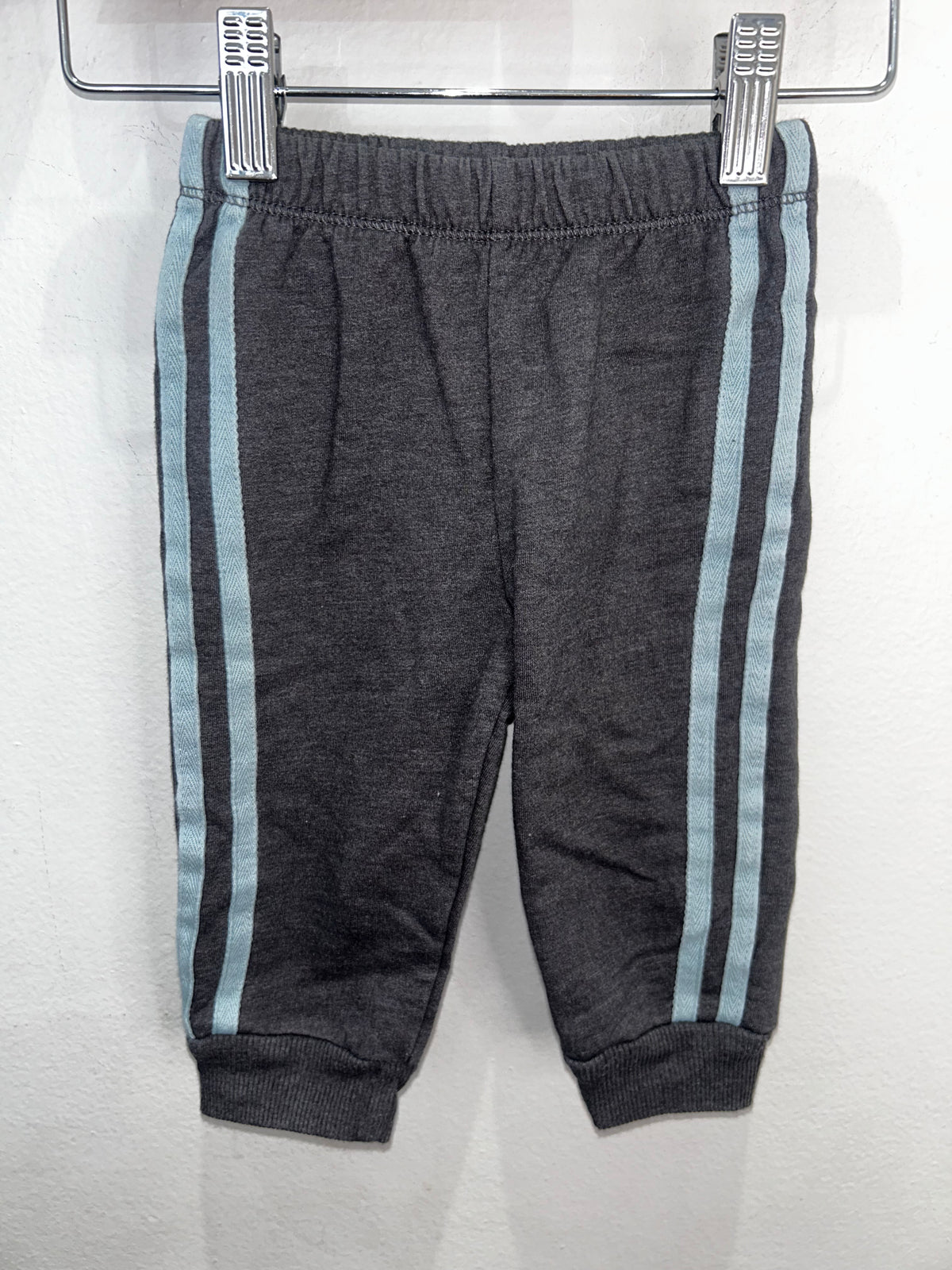 Blue side stripe joggers 12m