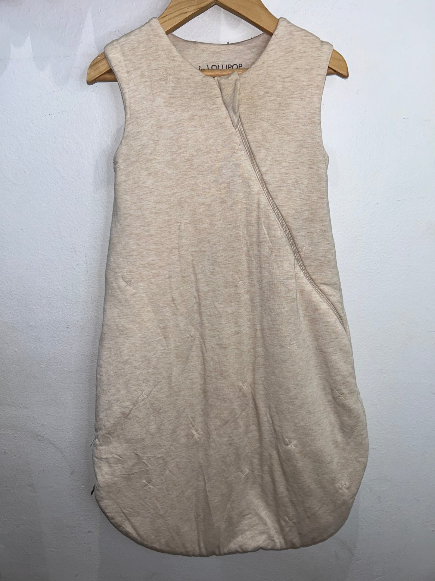 Louloulollipop beige sleepsack 3-12m 2TOG