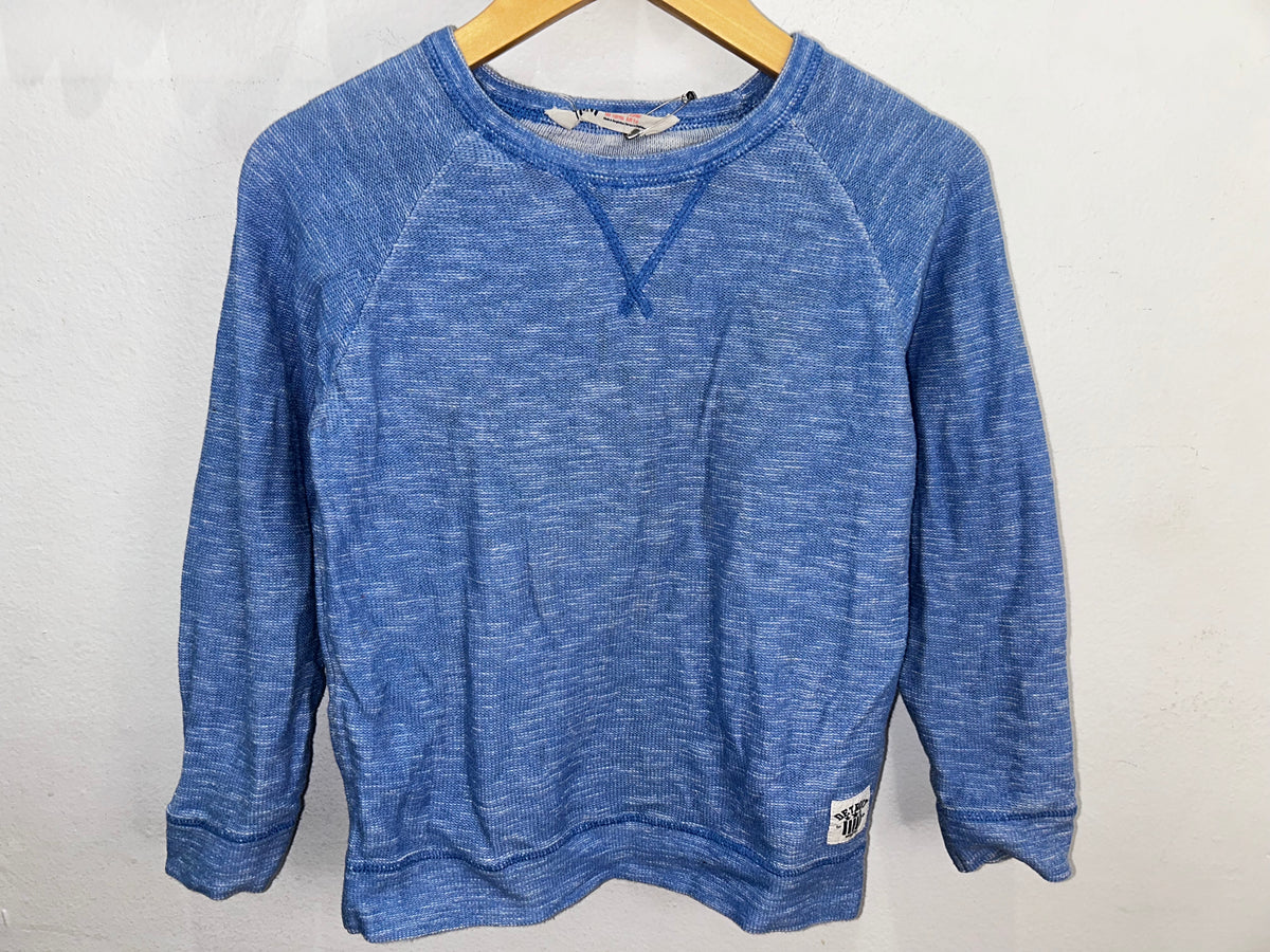 Light blue knit longsleeve 5-6y